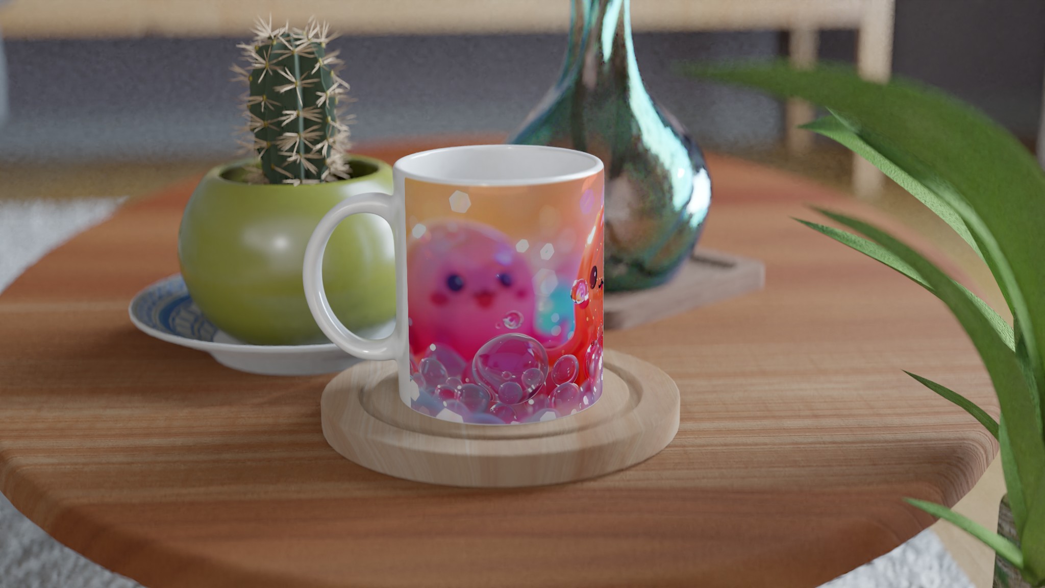 Söt Bubble Tea-inspirerad 11 oz keramisk mugg – Välj din glada färg! 8 f7aca0b6-6077-4e15-8b3d-a456f556ac02