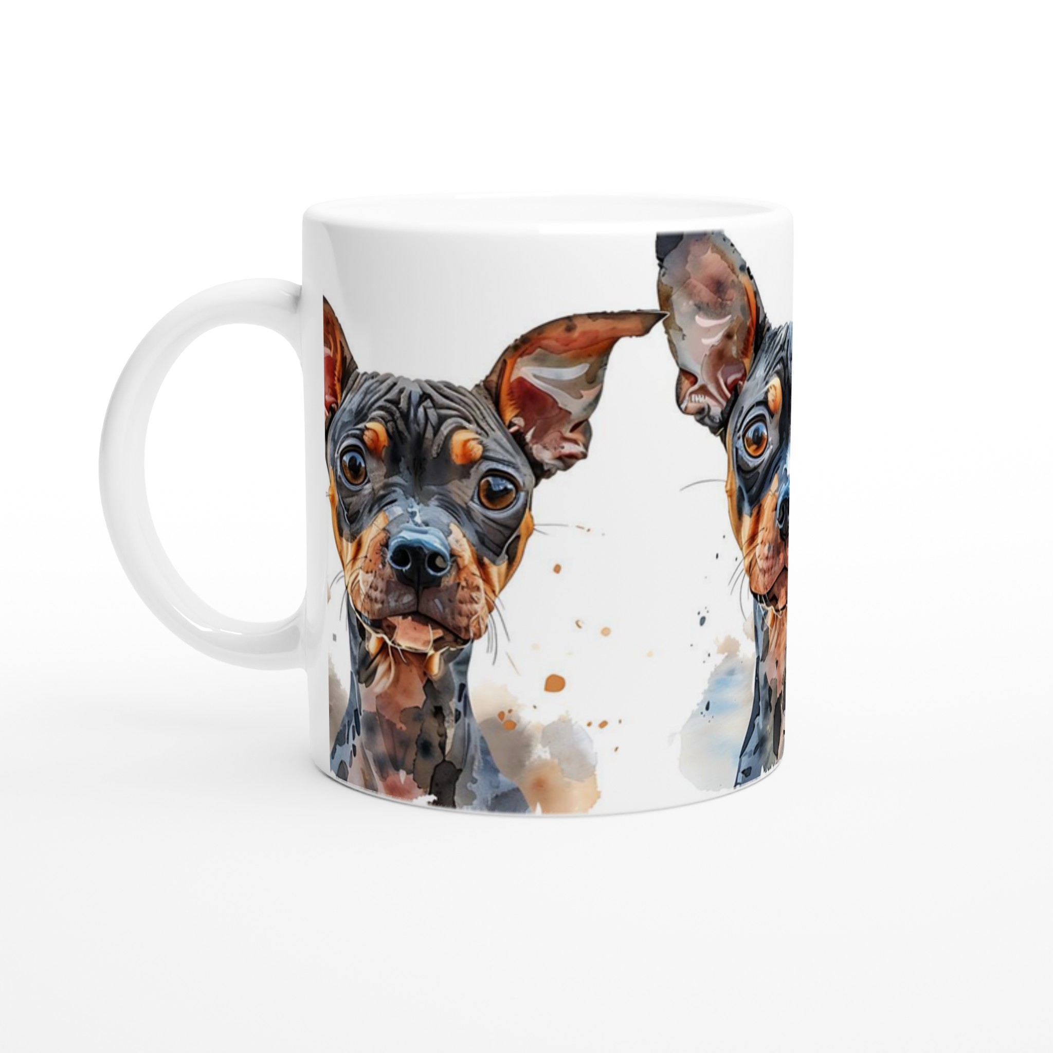 Konstnärlig Pinscher Keramikmugg – Perfekt för Hundälskare, i flera livliga färger 1 f9bf5028-bbd6-4833-837f-a67572ee51d0