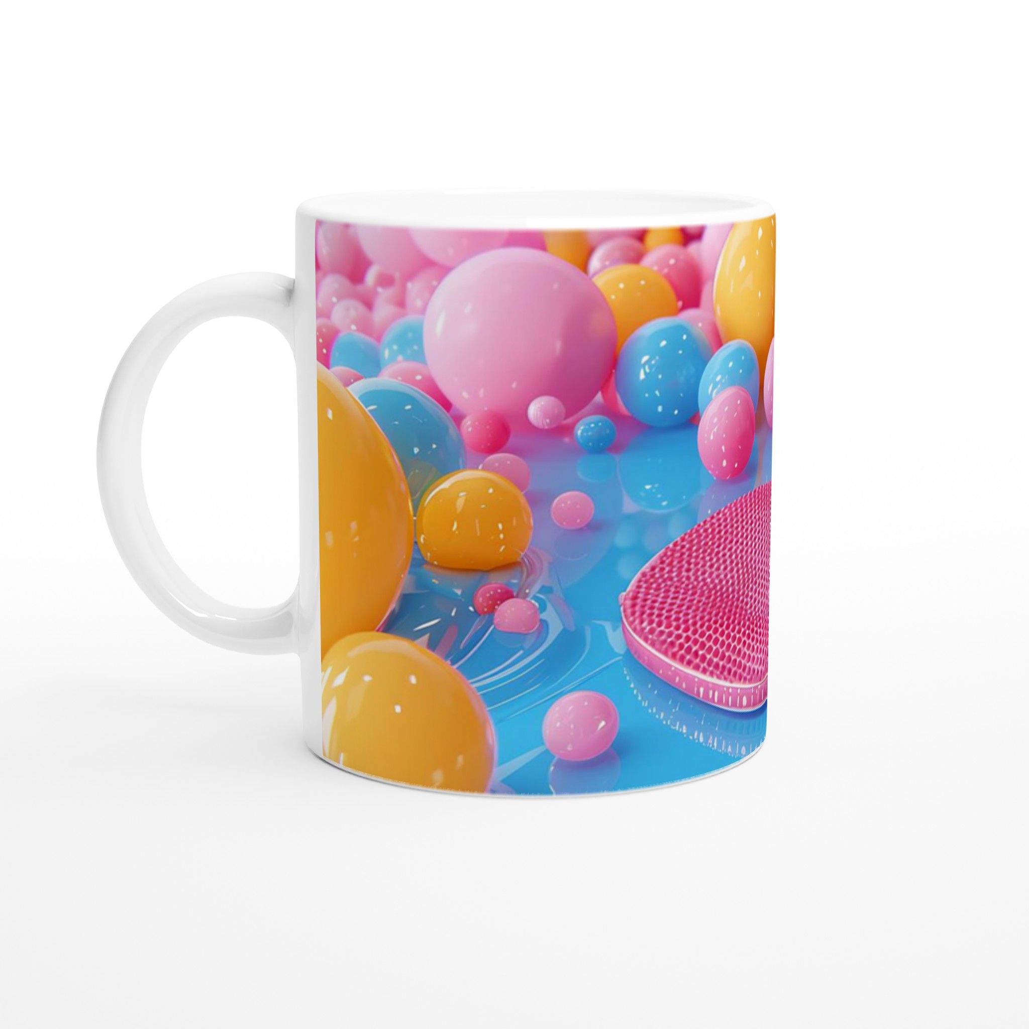 Pastell Pop Art Kaffemugg – 11oz Keramikmugg i Valfri Färg, Diskmaskin- & Mikrovågsugnssäker 1 fa061a00-382c-4482-95c5-85a735b9cced