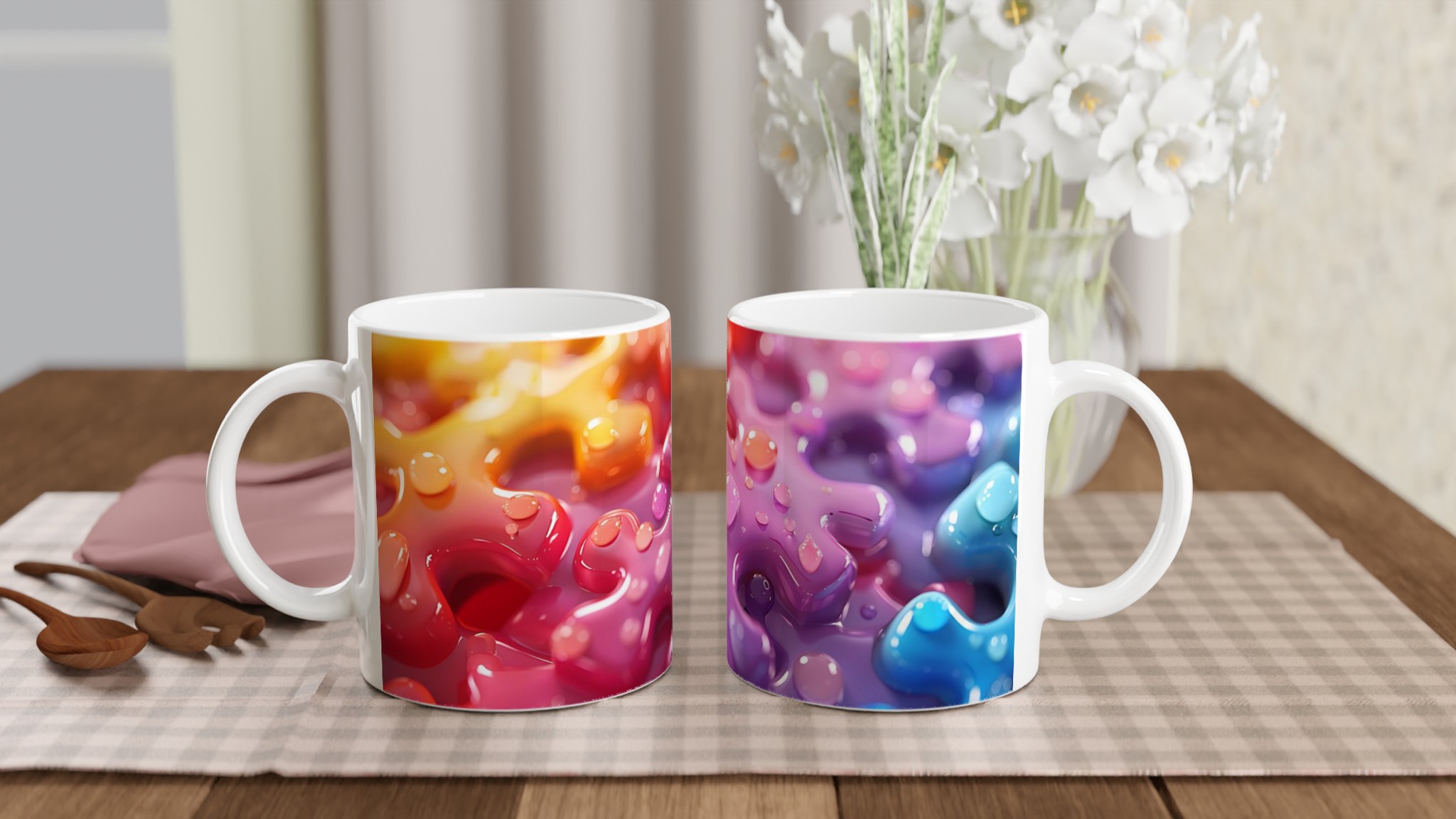 Färgsprakande 11oz Keramikmugg - Skapa din egen regnbåge med 7 livfulla färger! 9 fb5b774f-7cc5-40fd-951a-18a37a1f2726
