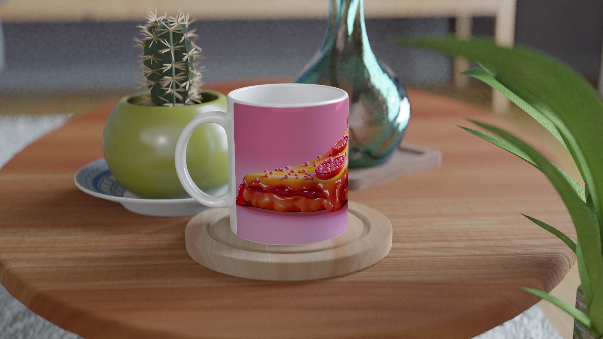 Sötaste Pizza Bit Keramisk Mugg – Lekfull Design i Livliga Färger för Din Favoritdryck 8 fcb80a9f-a2fe-44f1-9cb1-235ba2b69d06