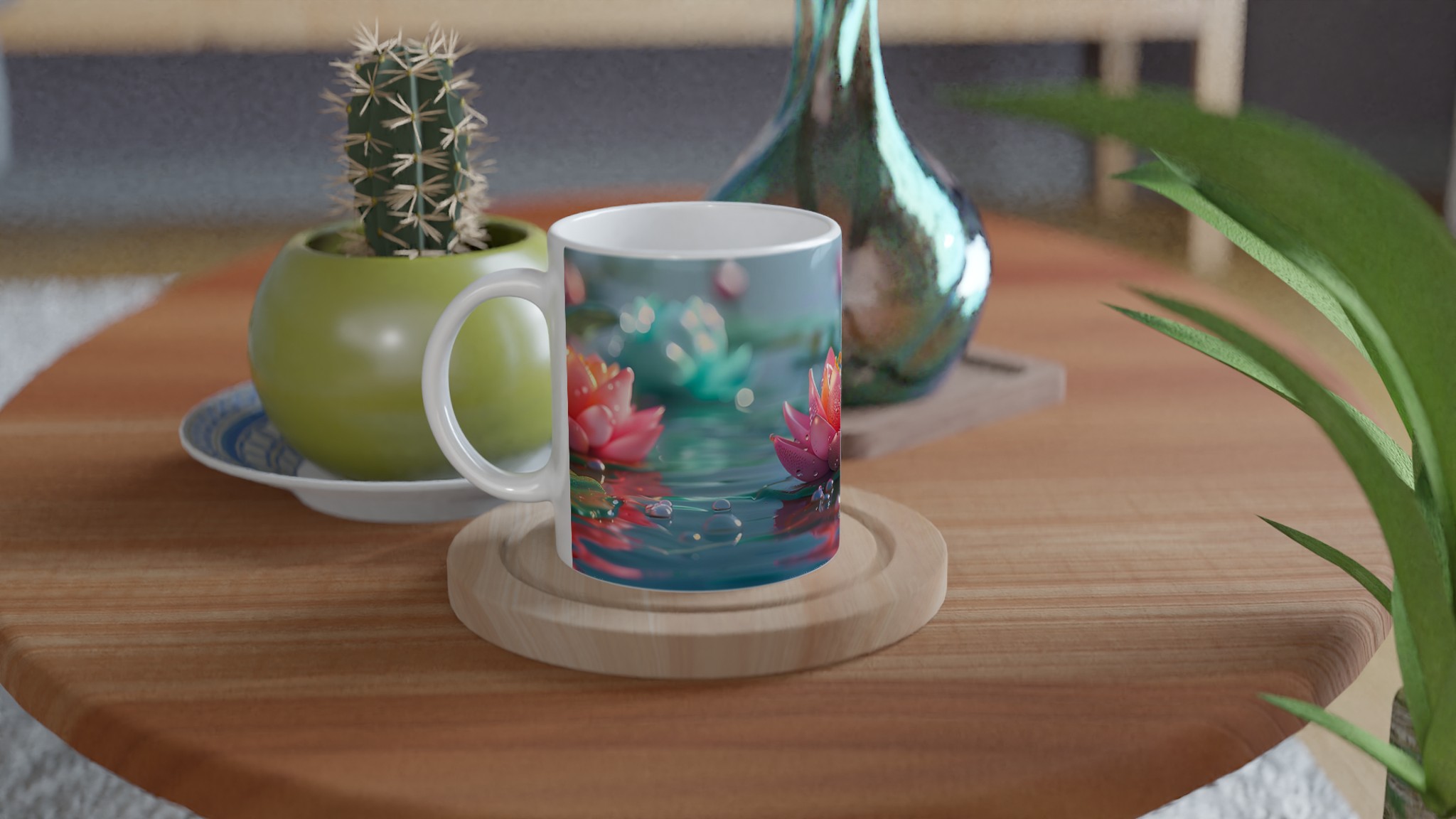 Zen Lotus Blossom 11oz Keramisk Mugg – I Hela Sju Lugnande Färger 8 fce2569f-aaab-4caf-af20-480f86fb0515