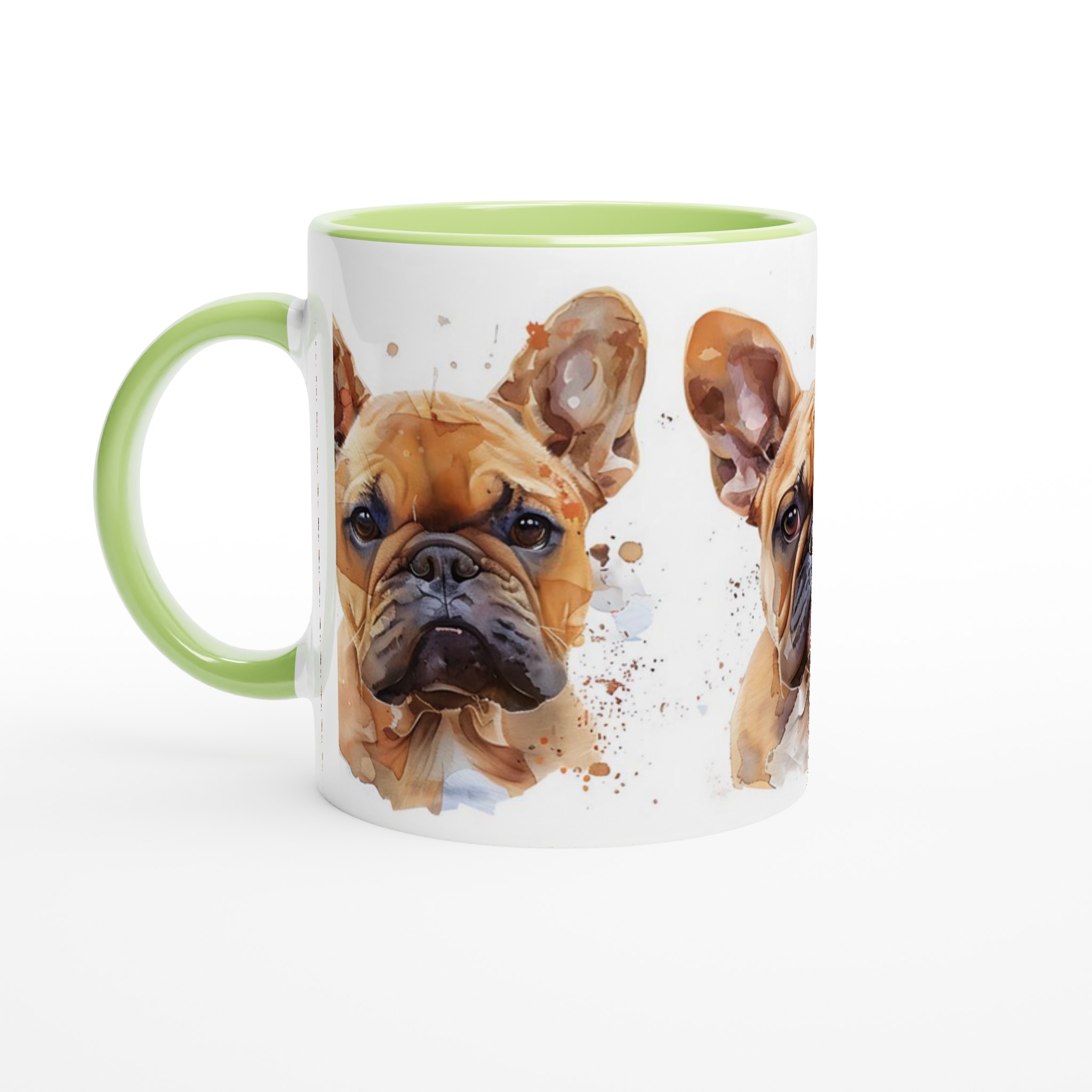 Fransk Bulldog Akvarell Mugg – Charmig & Personlig Keramik för Hundälskaren i ditt Val av Färg 6 ff135e00-6e44-457b-8ad4-68fc76065694