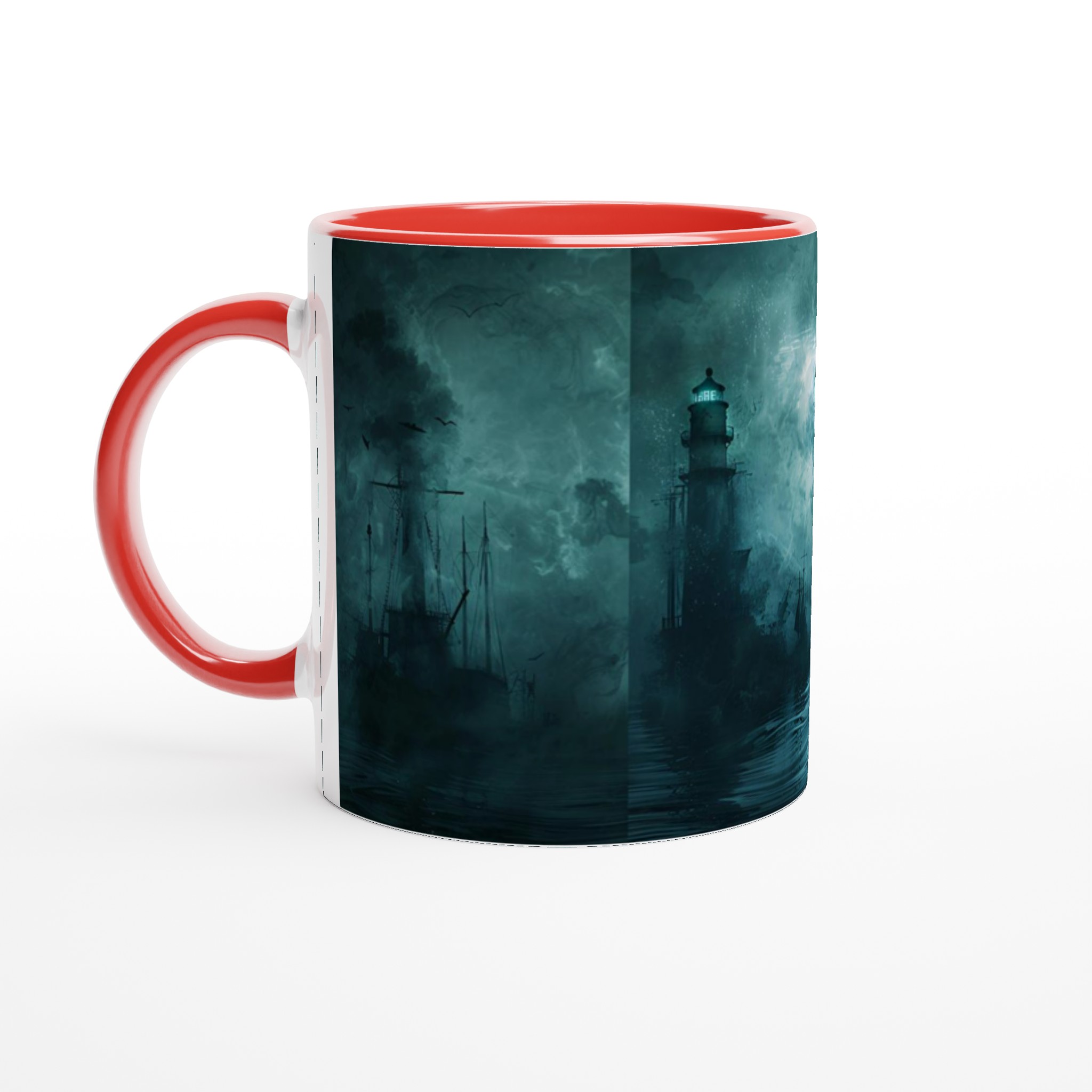 Mystical Lighthouse Ceramic Mug – 11oz in Your Choice of Ceramic Hues 2 0007c7e8-5201-4ecd-9c21-54261ec616d8