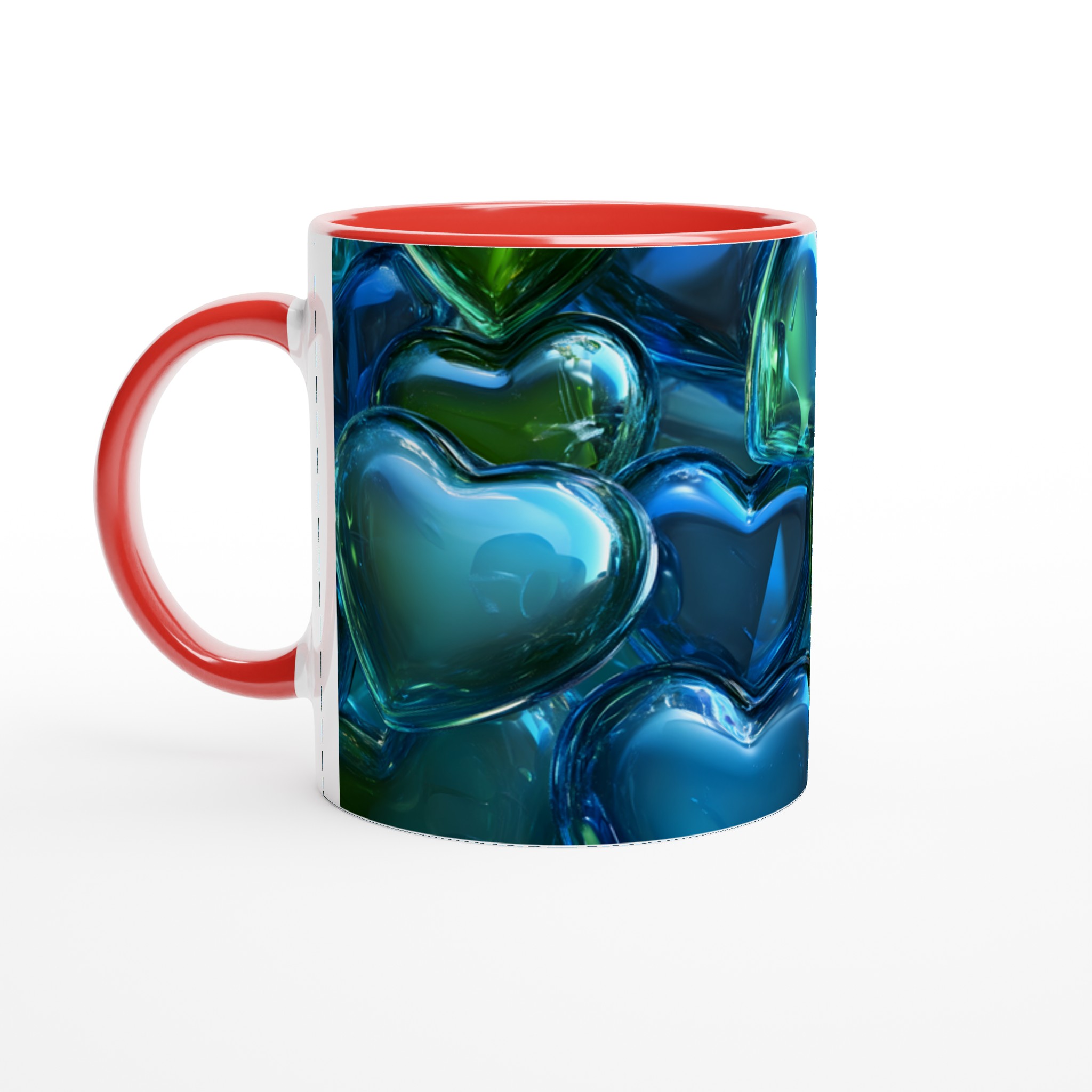 Kärlekens Nyanser Keramisk Mugg – Levande Blå och Grön Design, 11 oz 2 0016b957-8cfb-4e08-bba5-b01d6bbc8957