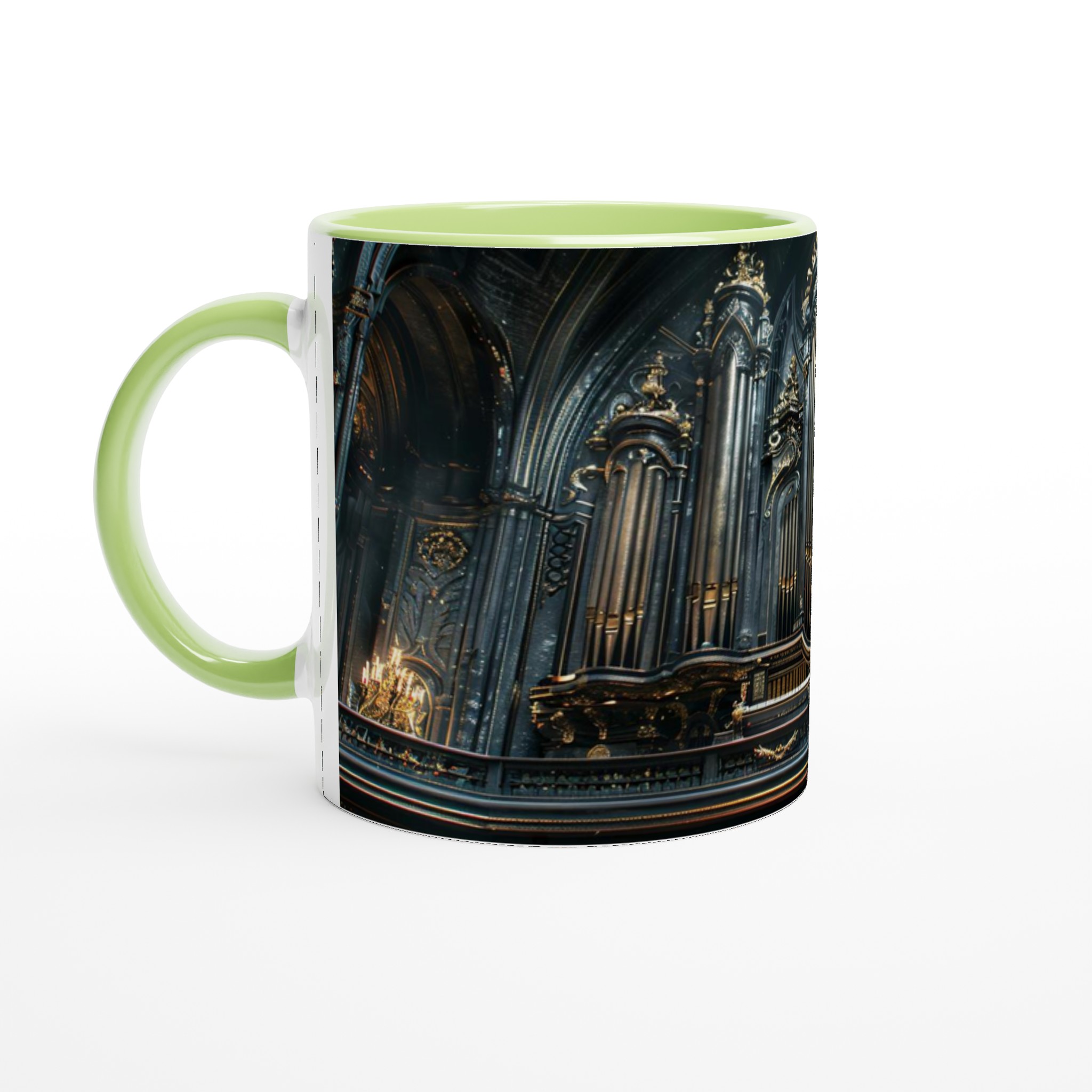 Barockorgel Design Kaffemugg - Lyxig Keramisk Mugg 11oz 3 001ae021-5695-4cc8-af7b-538a6e58d517