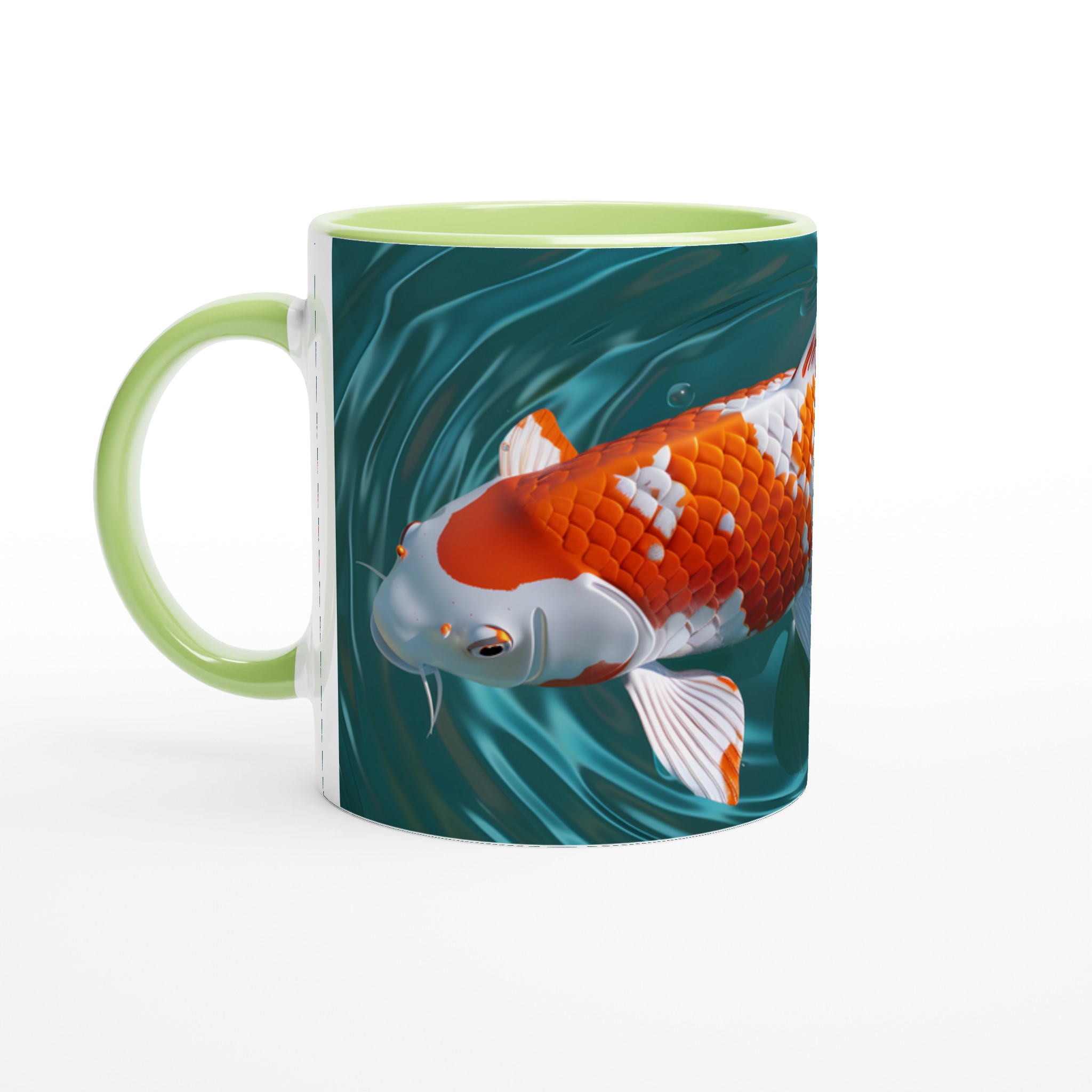 Koi Fisk Keramisk Mugg - Levande Konst i Din Hand, Välj Bland Flera Färger! 3 003ccf6a-505b-4b7e-a0d6-4dcea12a099f
