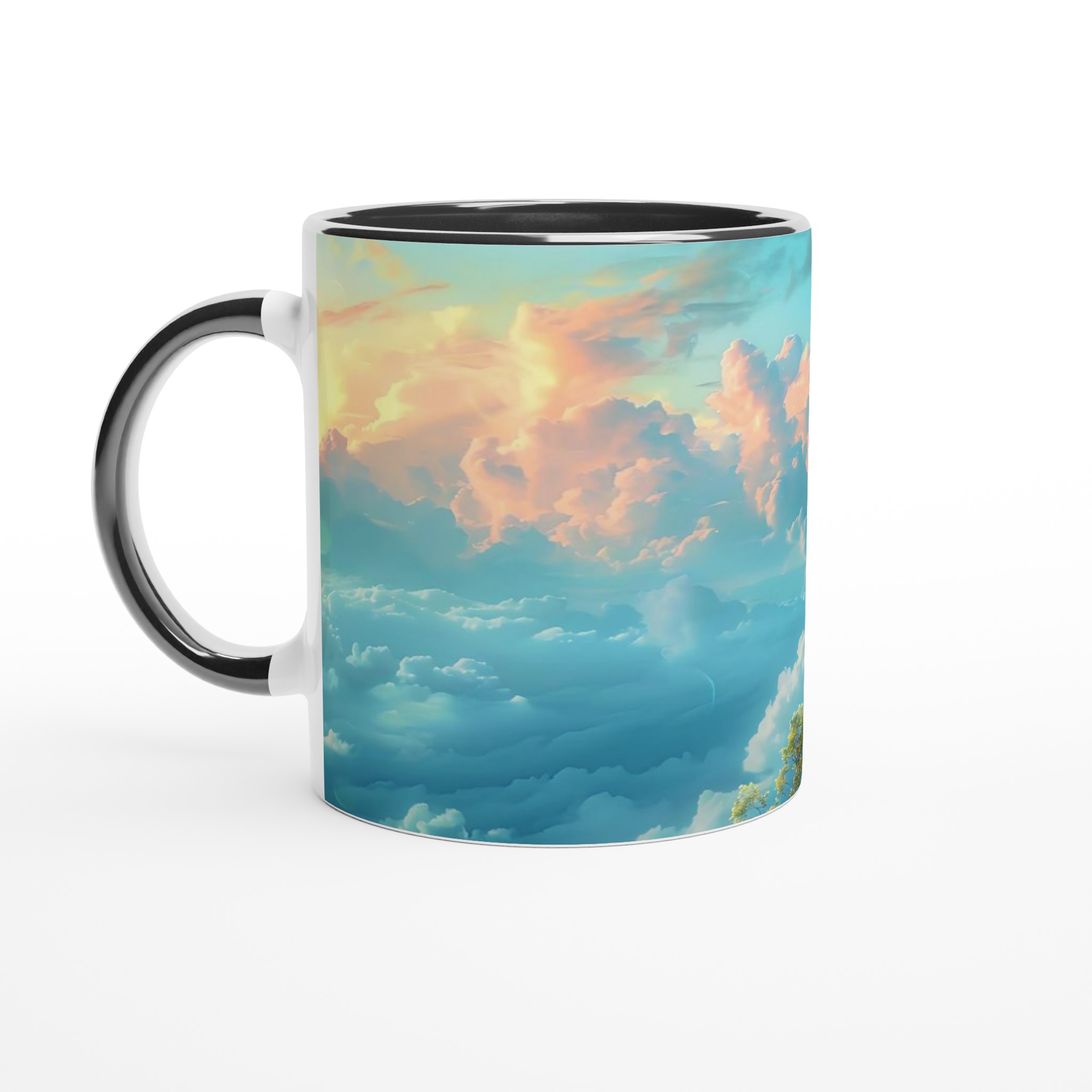 Drömlik Flytande Slott Keramisk Mugg – 11 oz Kaffemugg i Ditt Val av Färg för Fantasifulla Ögonblick 7 00f3f017-28b2-446e-ac1e-07a15c29d222