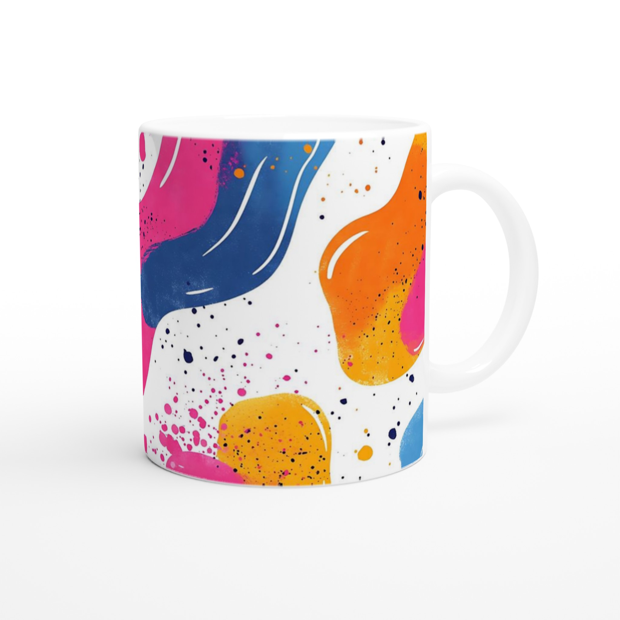 Abstrakt Pop Art Keramikmugg 11oz – Färgstark & Diskmaskinssäker – Välj din Favoritfärg! 9 014c0d9f-6e5a-4cb2-8cb4-a7ec5dca5f0c