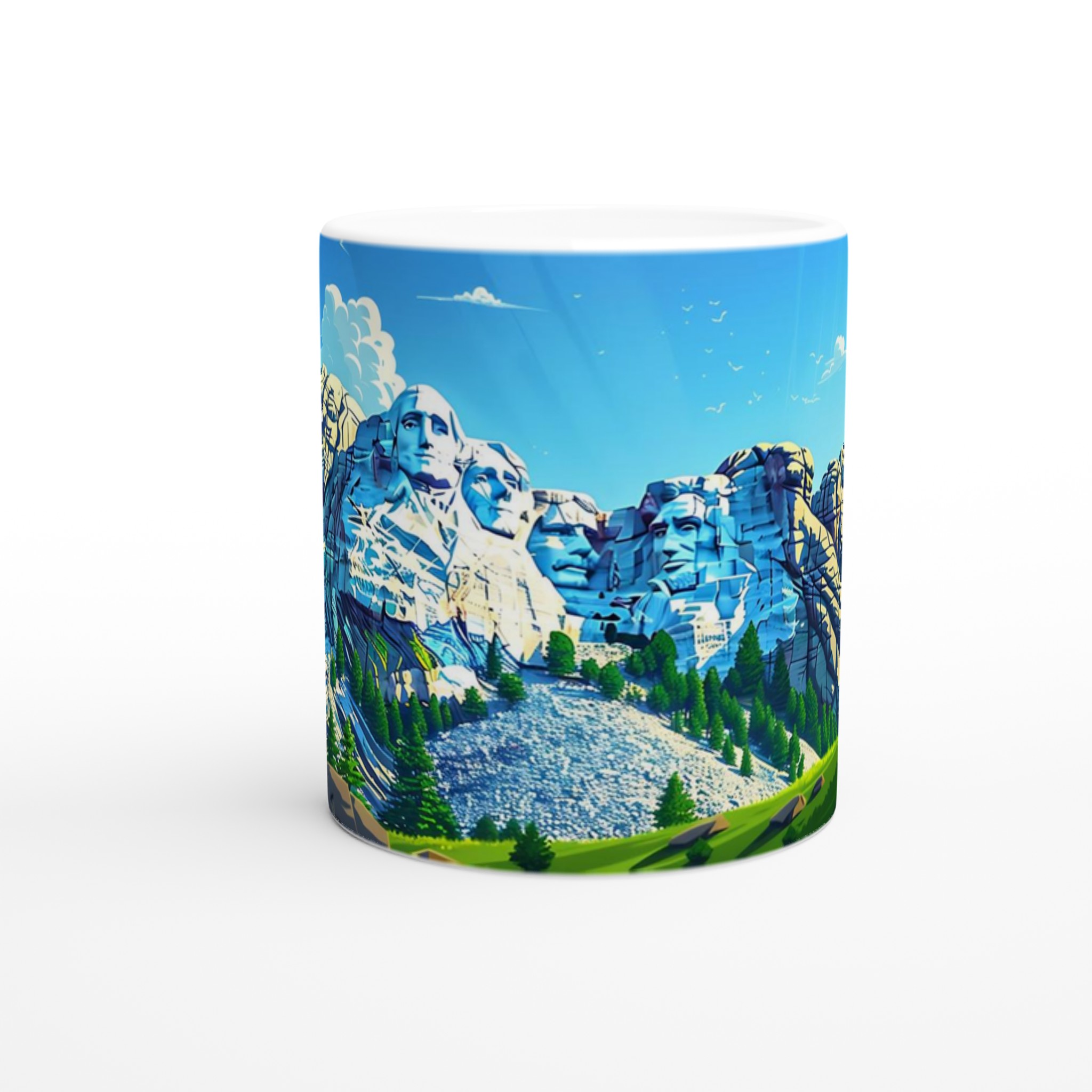 Mount Rushmore Pop Art Mugg – Ikonisk Design & Vibrant Färgval 8 01a6049c-7fd4-40ac-bef6-4820c0097bbe
