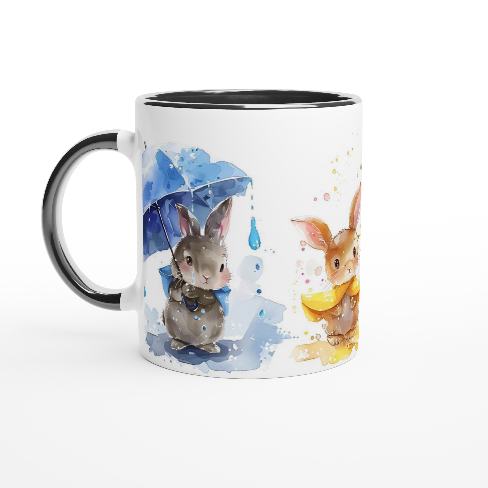 Söta Vattenfärgskaniner 11oz Keramisk Mugg – Lekfull Design i Valfri Färg! 7 01a8c8f1-6191-4993-be37-5736897c5c50