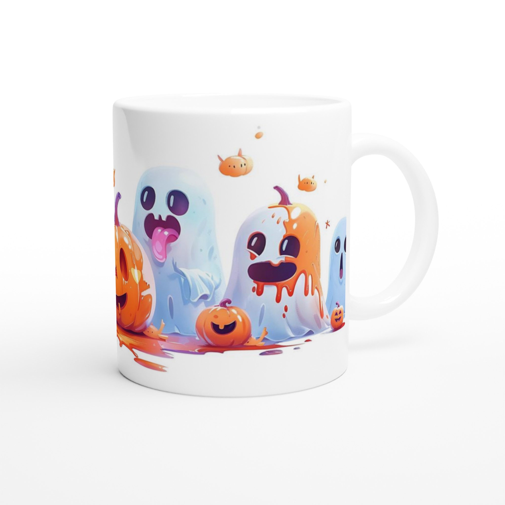 Spooky-Cute Halloween Mugg – Lekfulla Spöken & Pumpor i Din Favoritfärg – 11oz Keramisk Mugg 9 01aa1588-e2f8-4e0c-ab43-0f684a968432