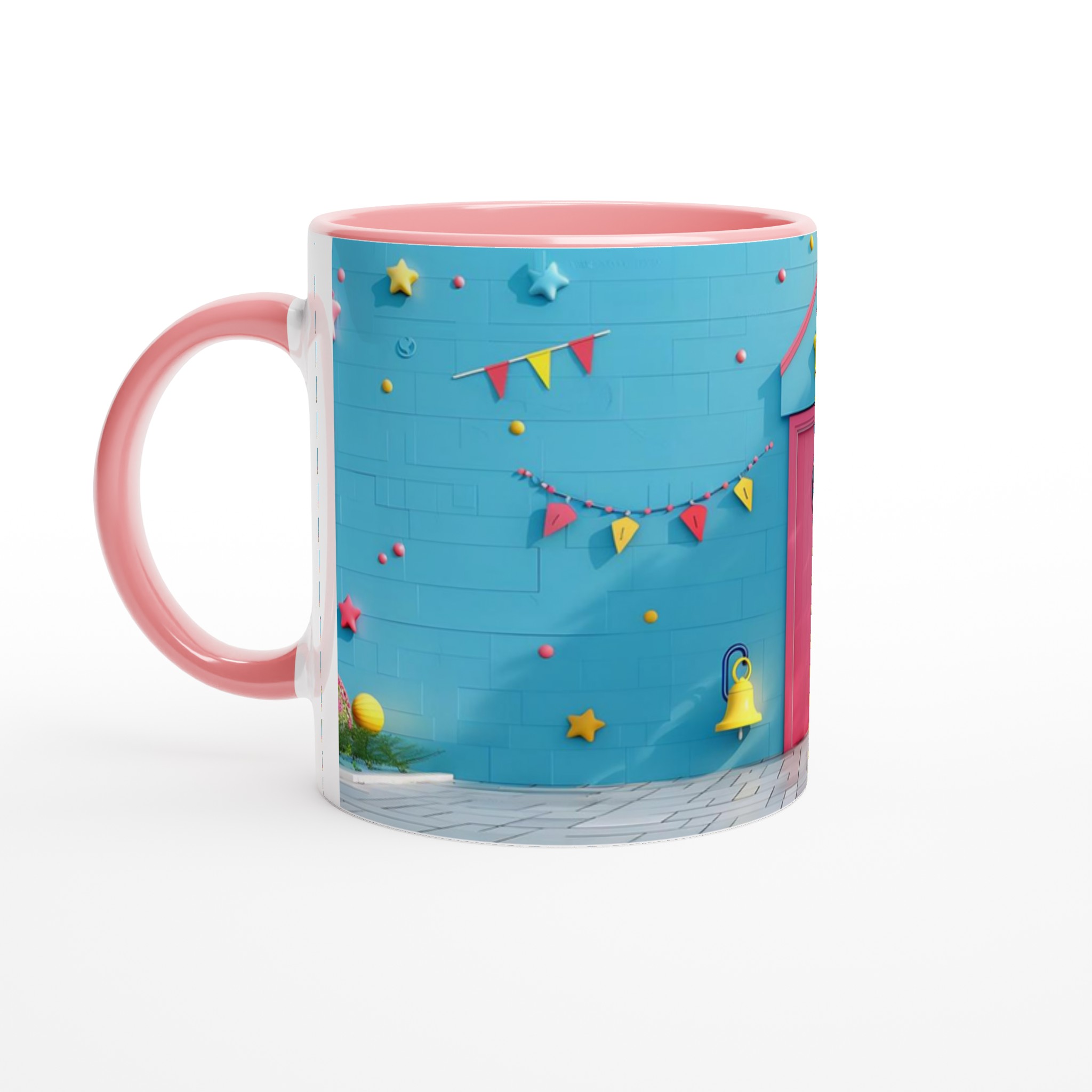 Lekfull Keramikmugg 11oz – Färgglad Barnrumsdesign för Kaffe, Te & Presenter, Välj Bland 7 Härliga Färger! 6 028086f7-1c35-41db-b2db-659622f0aa51