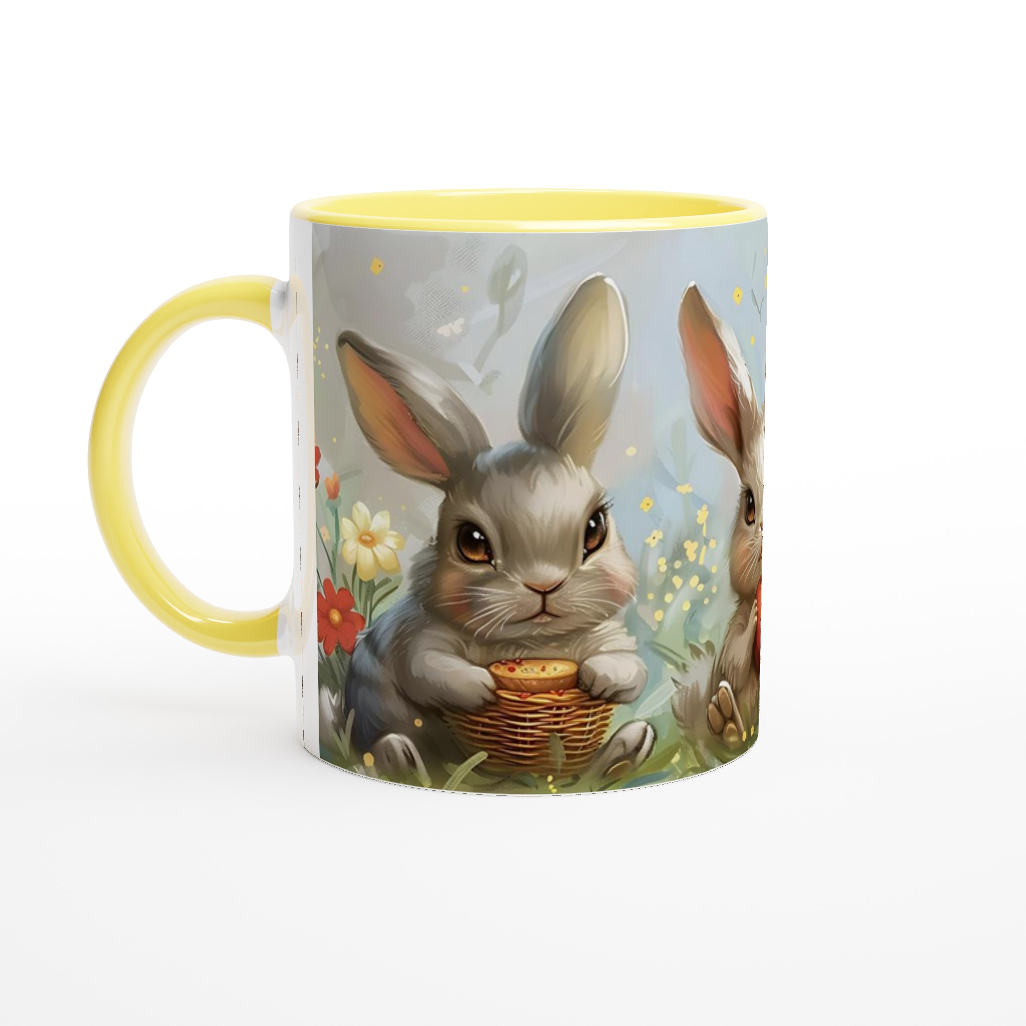 Söta Påskkaniner 11oz Keramisk Mugg – Lekfull Design i Valfri Färg! 5 0283b090-03e5-4790-b3a9-c5a703f301ac
