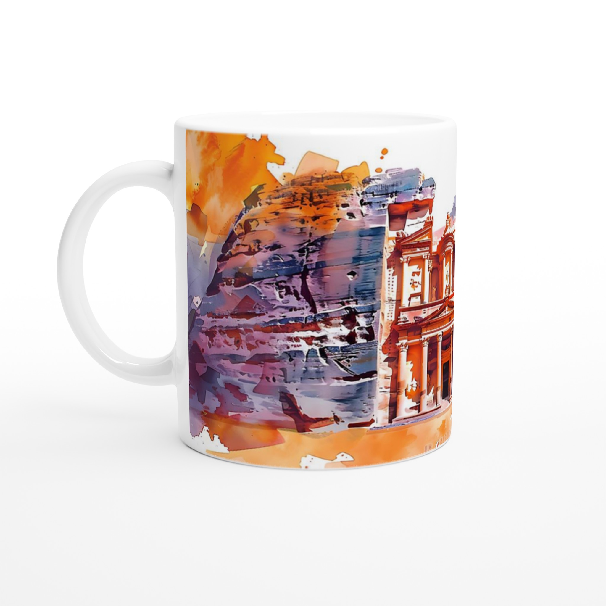 Petra Watercolor Inspiration – 11oz Keramisk Mugg i ditt val av 7 färger 1 029e2ce5-6bf0-44b8-a469-c300600675e6