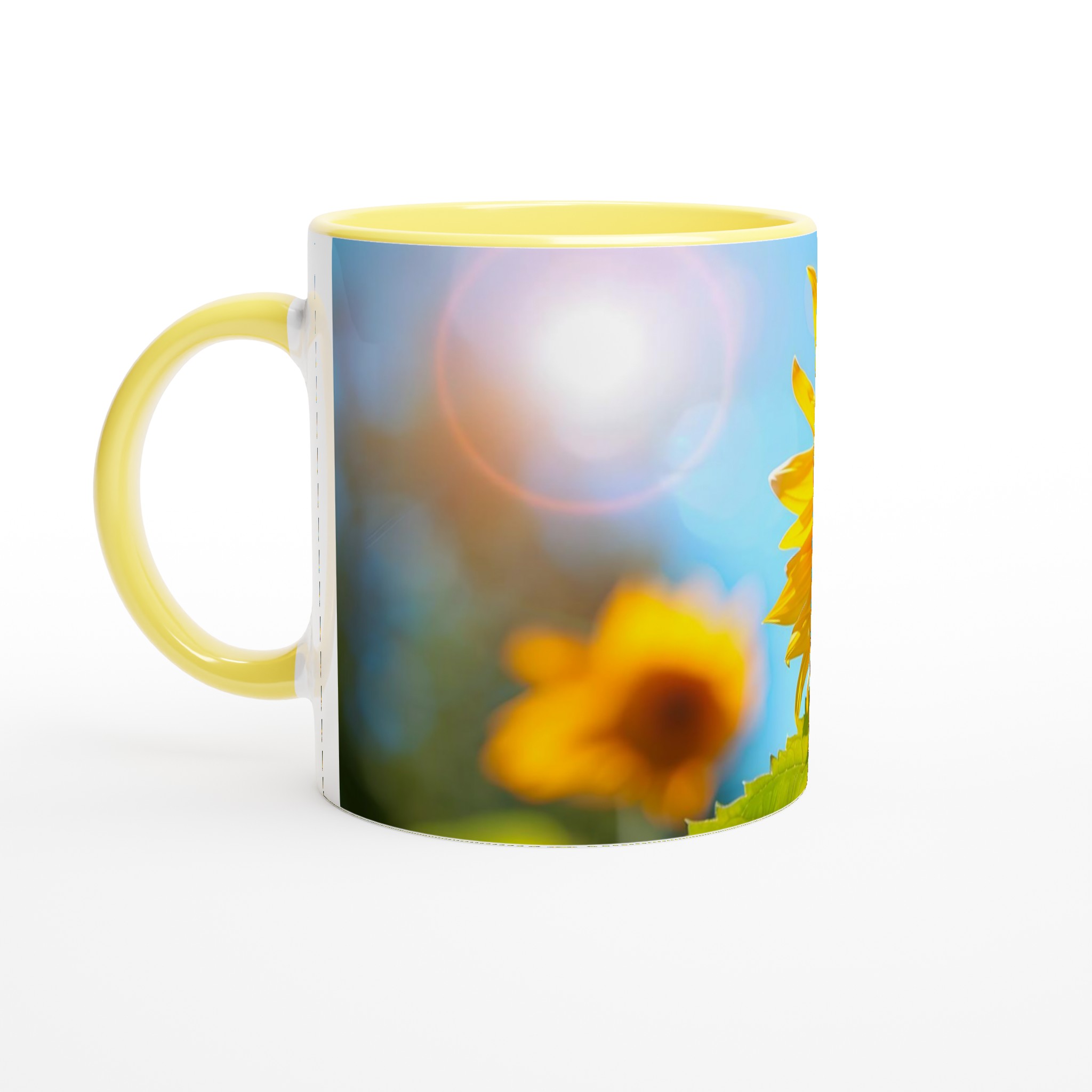 Solkysst Solros Mugg - Personlig Keramikmugg i 7 Livfulla Färger 5 02b6bed6-6bf1-48fe-a3b3-ee7f4ce72956