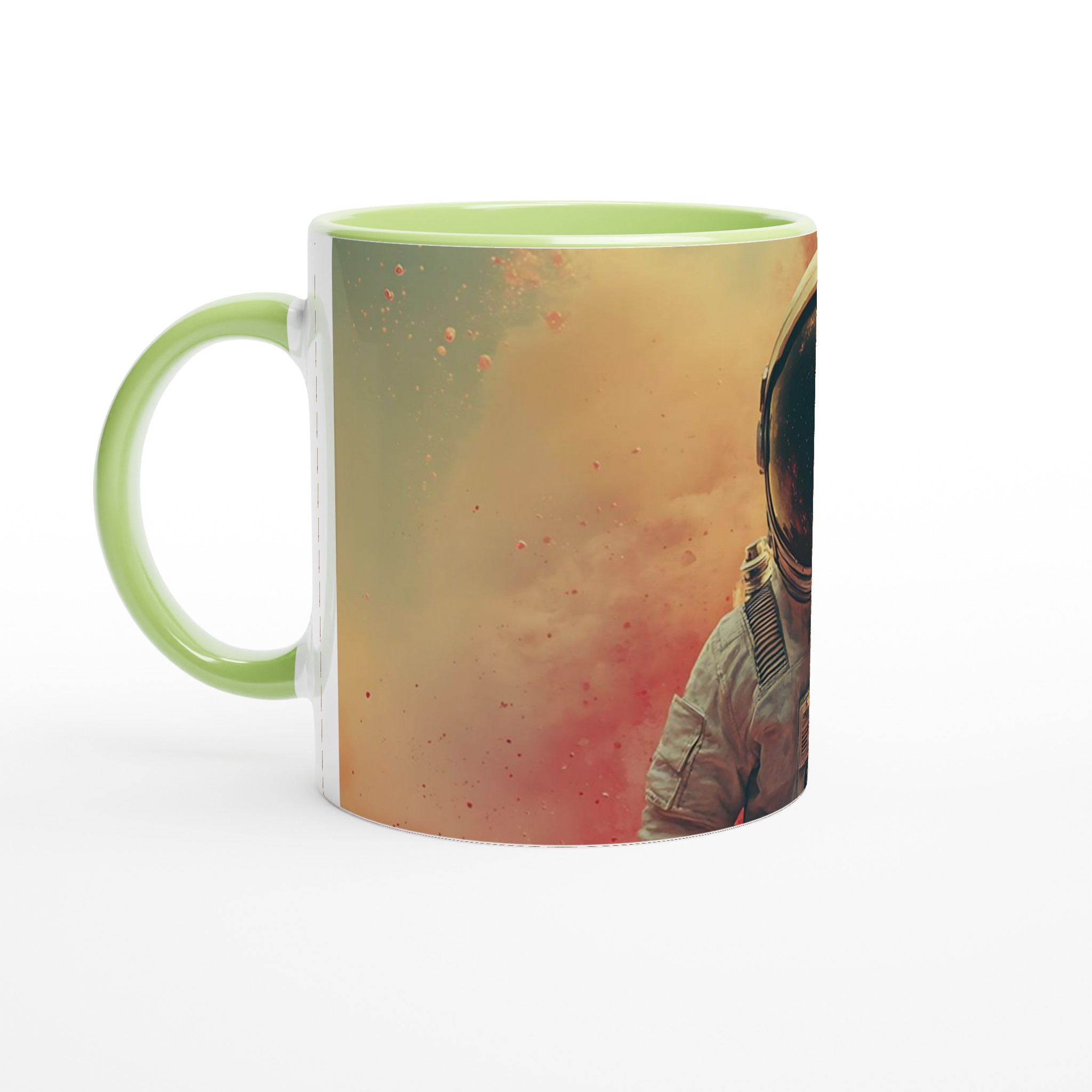 Kosmisk Äventyrsmugg: Astronaut i Stjärnklart Rymden på 11oz Keramisk Mugg 6 03164474-265a-440b-9f41-4668813ce666