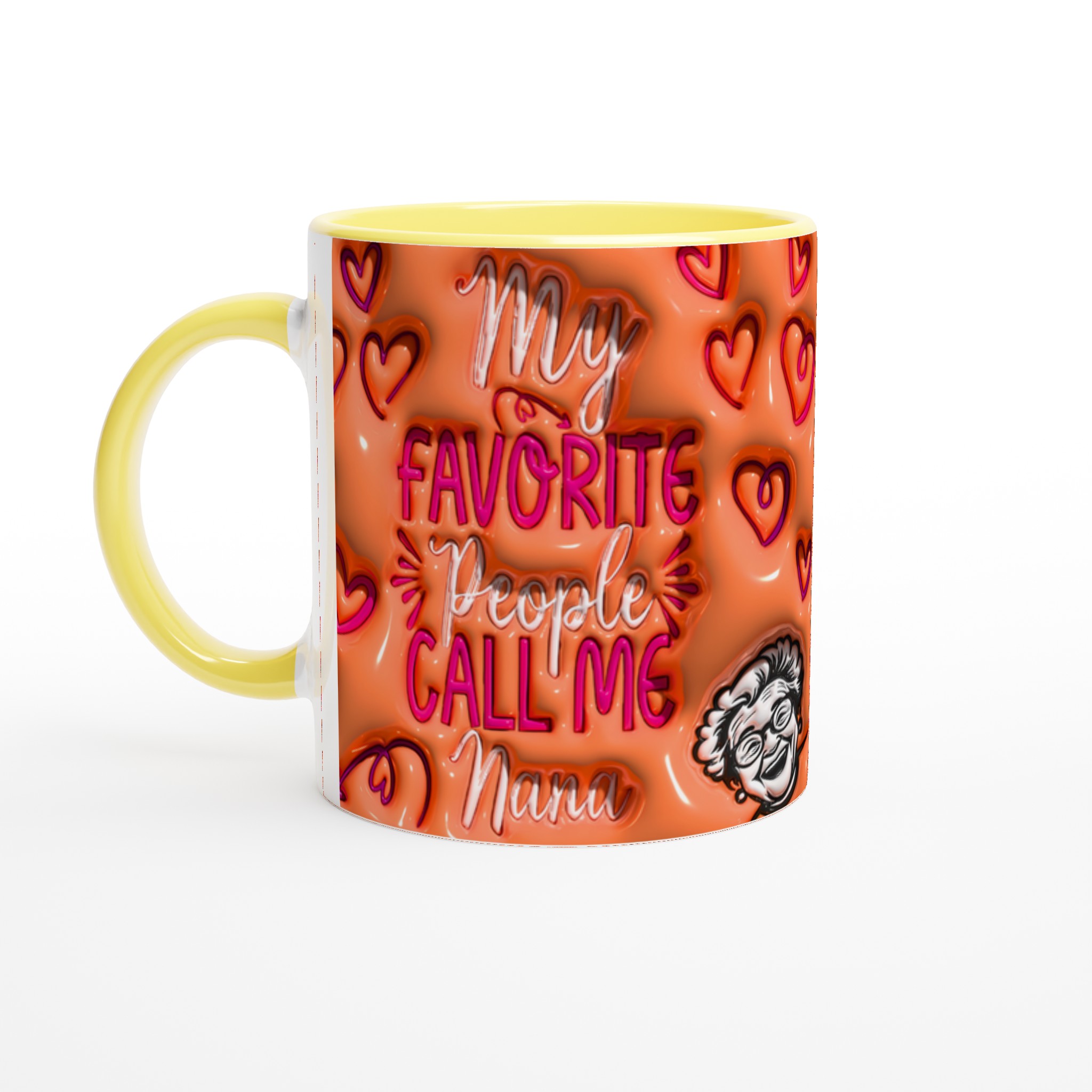 Min Favoritmugg: "My Favorite People Call Me Nana" Keramikmugg – En hjärtlig present till mormor/farmor 5 039e4e21-9807-45a1-b38a-f5c2d9cfe43d