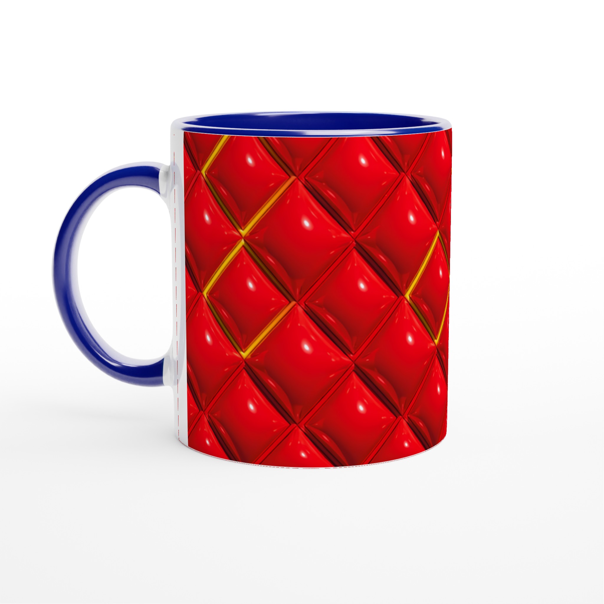 Lyxig Quilted Red & Guld 11oz Keramisk Mugg – Välj din Färg för en Statement-look! 4 03d9b076-8f87-4984-a90a-aef532422c2d