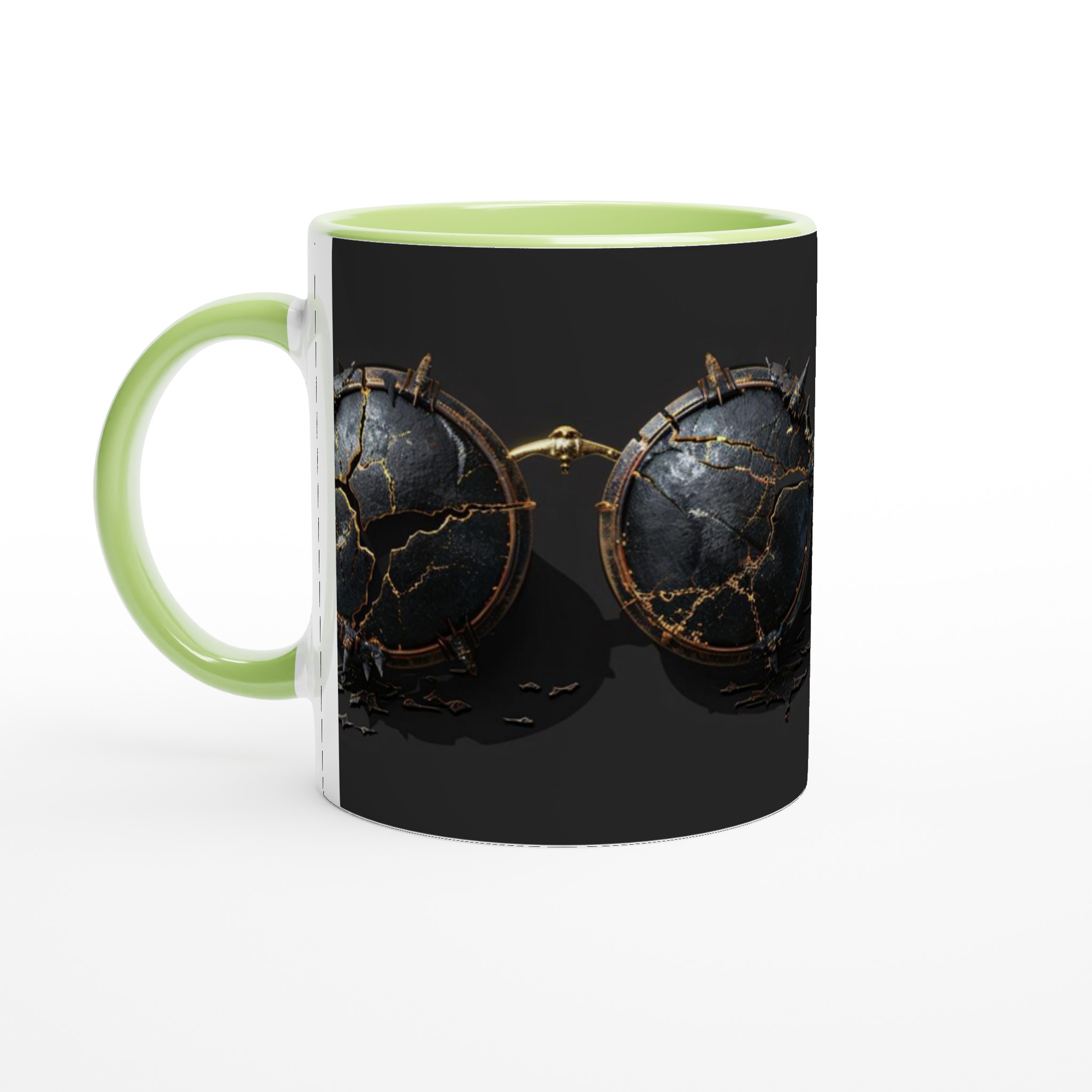 Förlorad Värld: Exklusiv Keramikmugg med Gyllene Sprickor - 11oz Designmugg i ditt val av färg 3 043183d9-50f6-4244-8ebc-204977407570