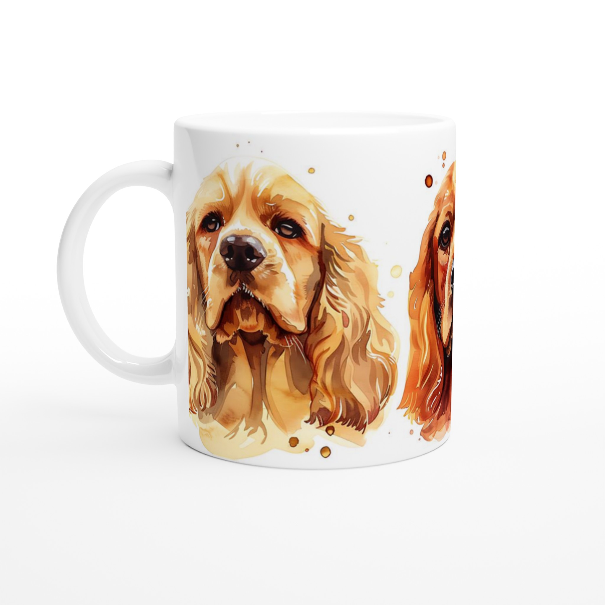 Cocker Spaniel Akvarell Mugg – Personlig Kaffemugg i 7 Färger 1 044365e3-fab9-41c1-824c-cd90a8682bcc