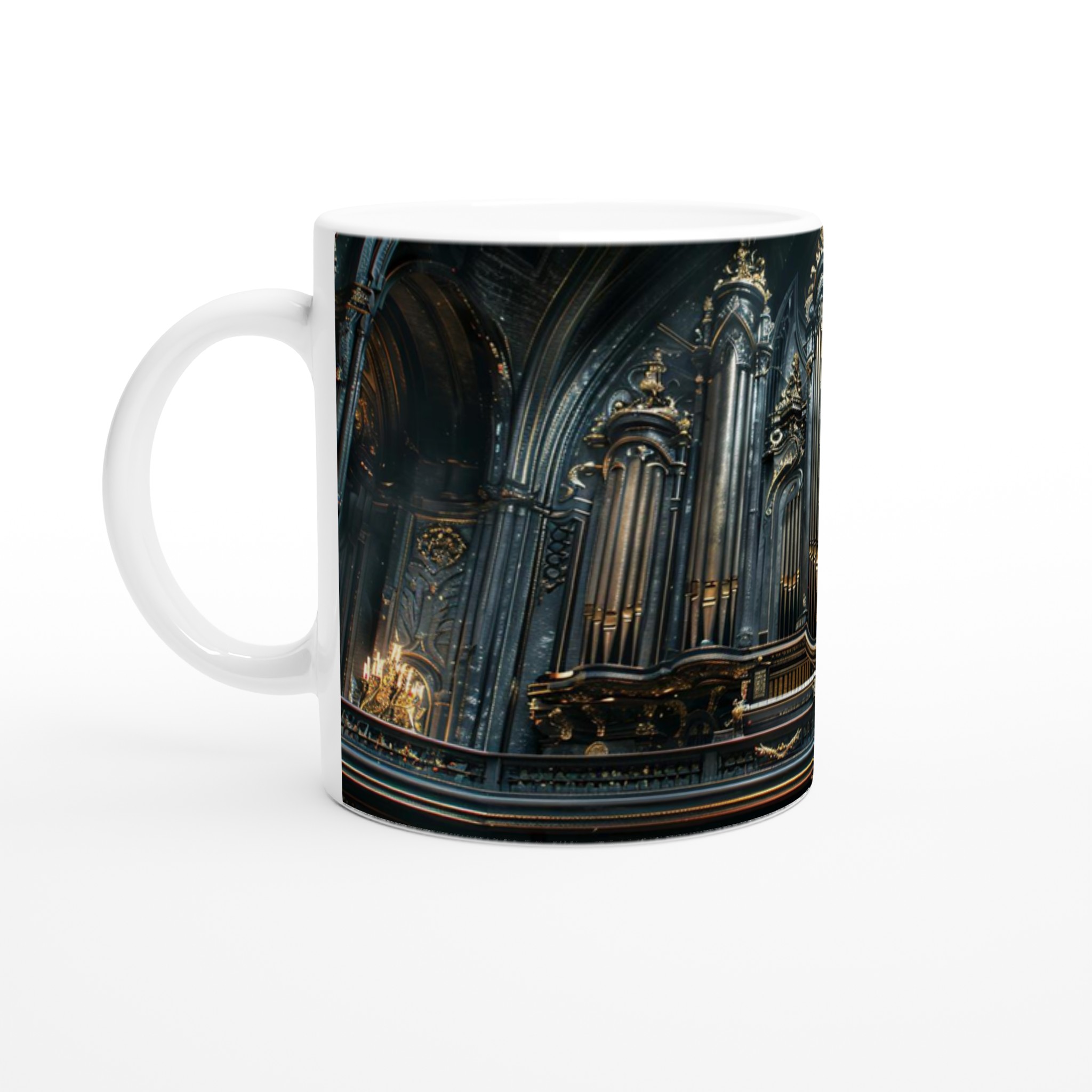Barockorgel Design Kaffemugg - Lyxig Keramisk Mugg 11oz 1 04a12a80-226c-4ed6-945e-98496acf5472