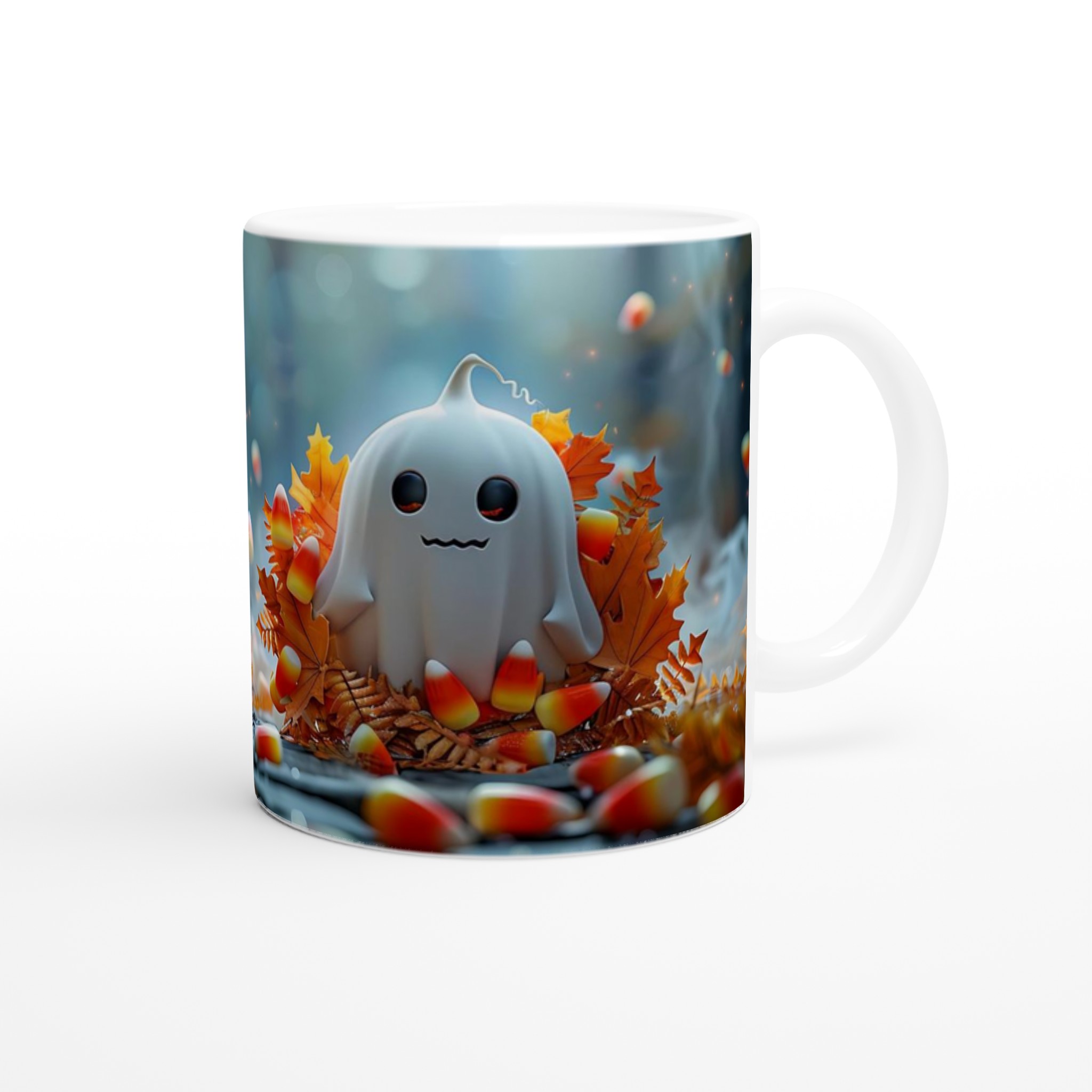 Spökligt Söt Halloweenmugg – 11oz Keramisk Mugg för Pumpaälskare, Välj Din Färg! 9 04aa7238-1b7c-4078-b374-fa6564531bb5
