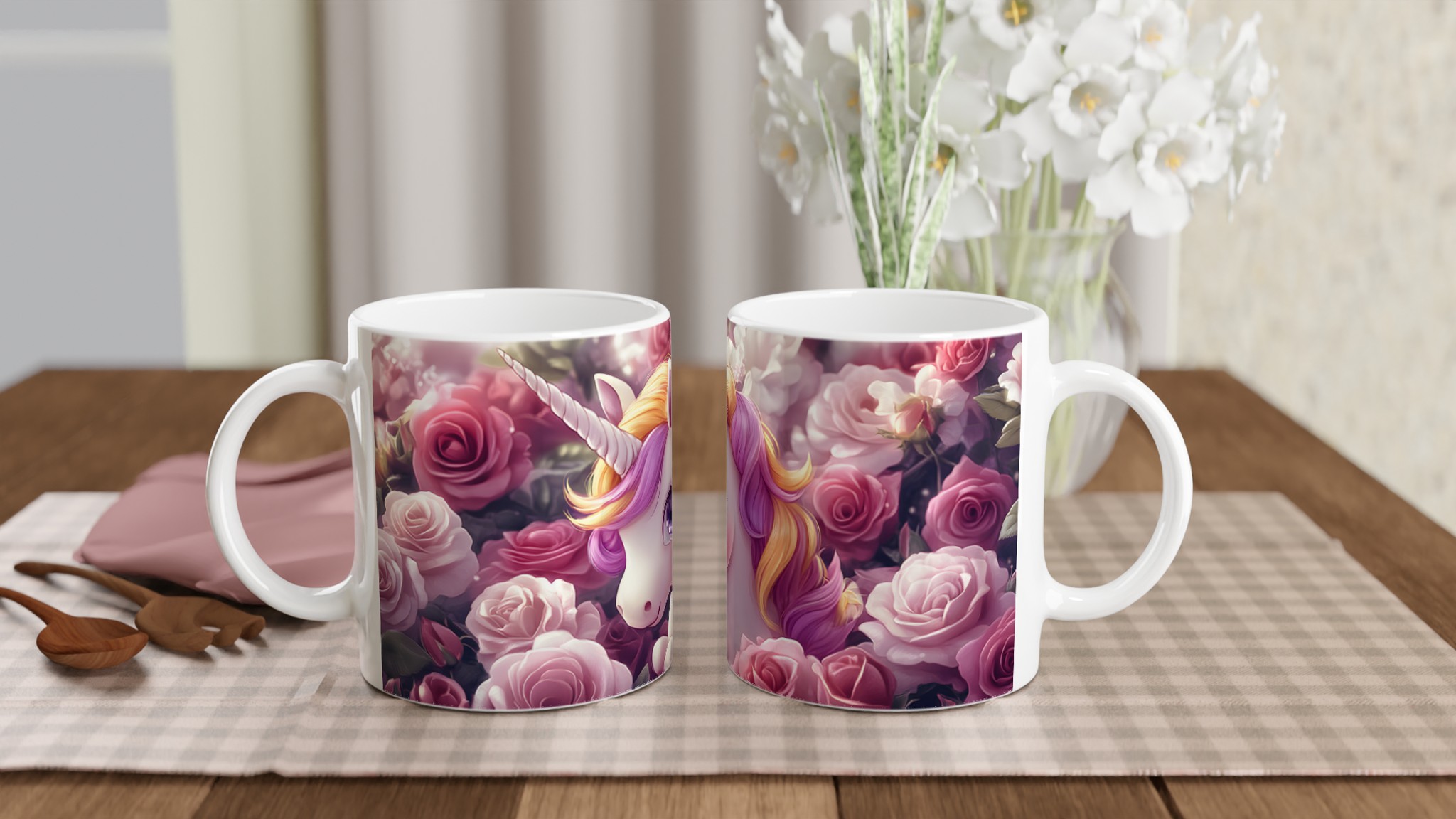 Magisk Enhörningsmugg - Söt Design & Levande Färgtryck, Välj Bland Flera Keramikfärger! 10 04d9893b-8913-4715-9451-d246d7c4f1e6