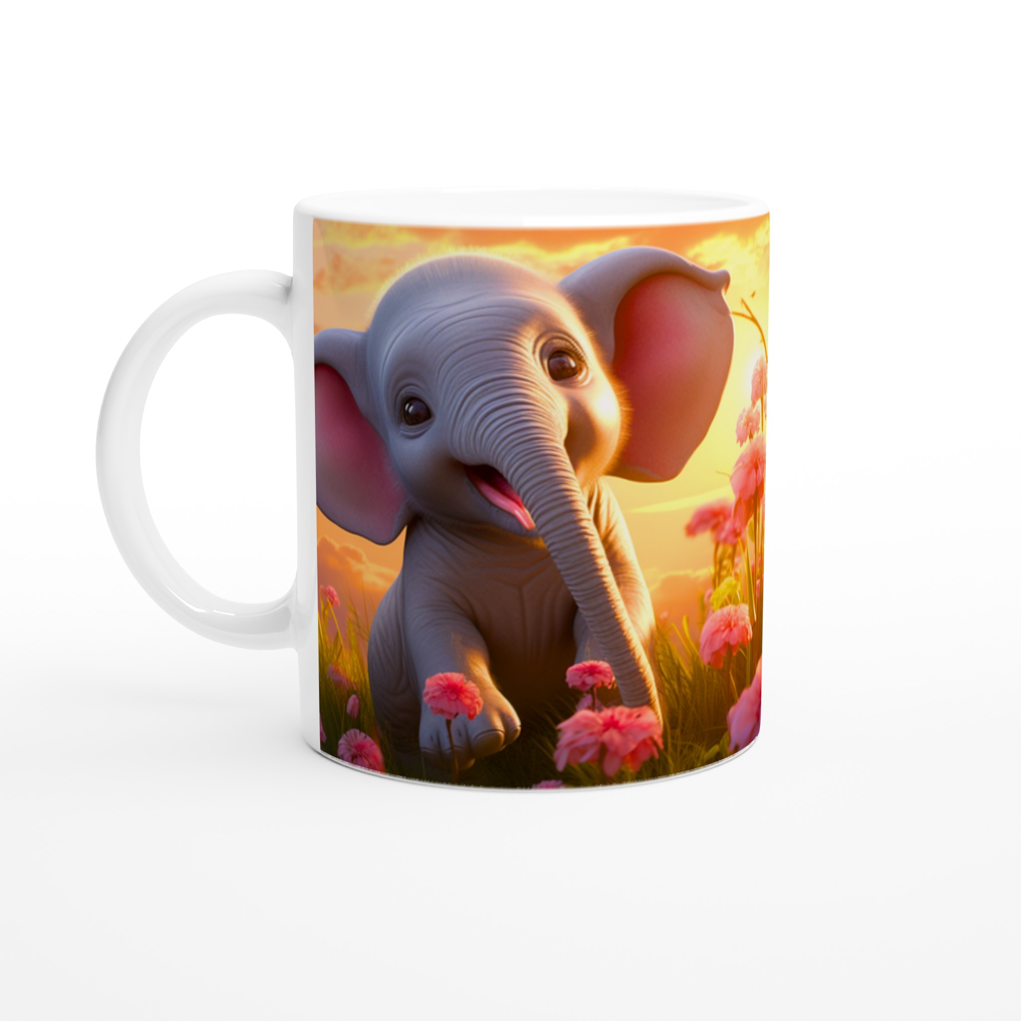 Charmig Baby Elefantmugg – Lekfull Design i Keramik för Kaffe och Te 1 050d02d4-0562-4a40-9011-9a30bdbdf4ff
