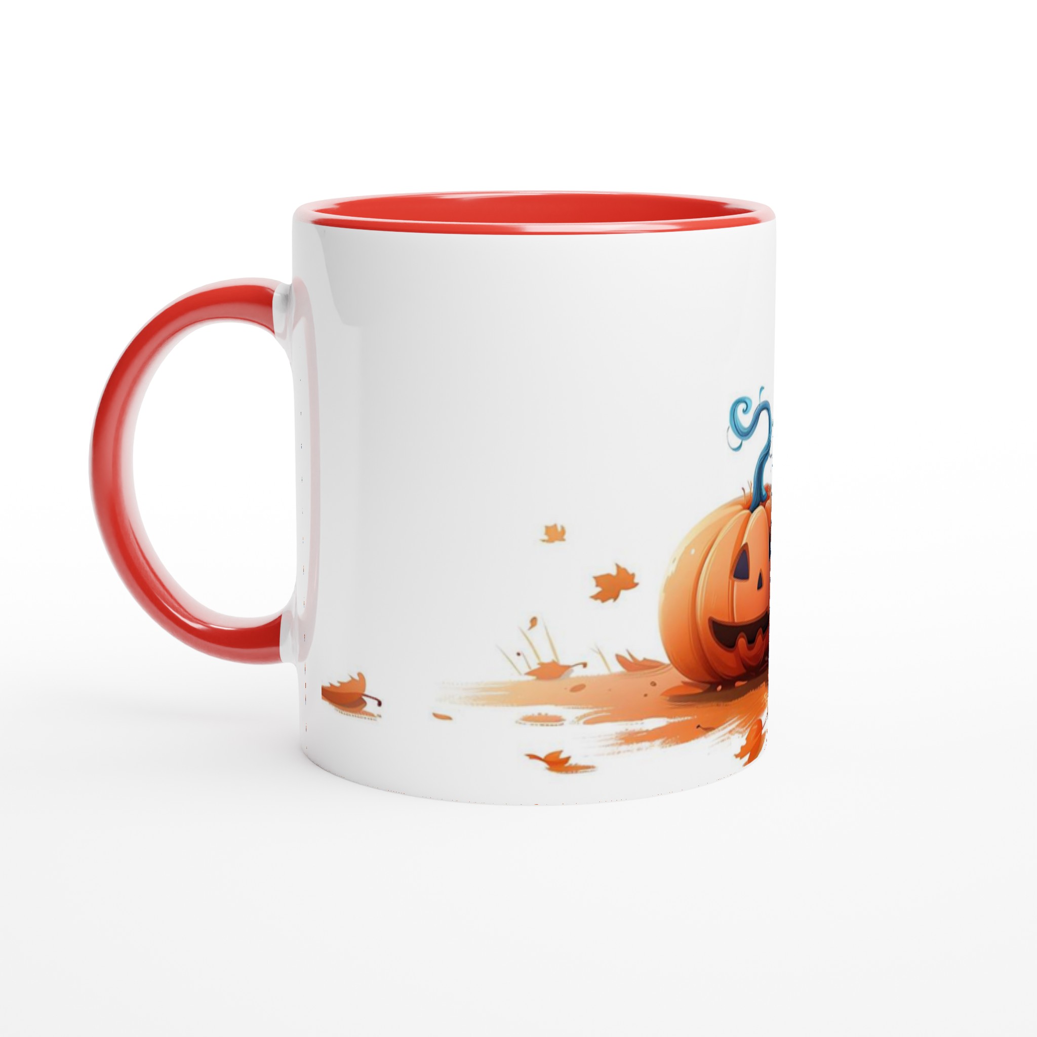 Busig Halloween Mugg: Sött Spöke & Pumpa – Välj Färg! 2 0575e8af-510d-45c0-809d-b7a03823b5f0