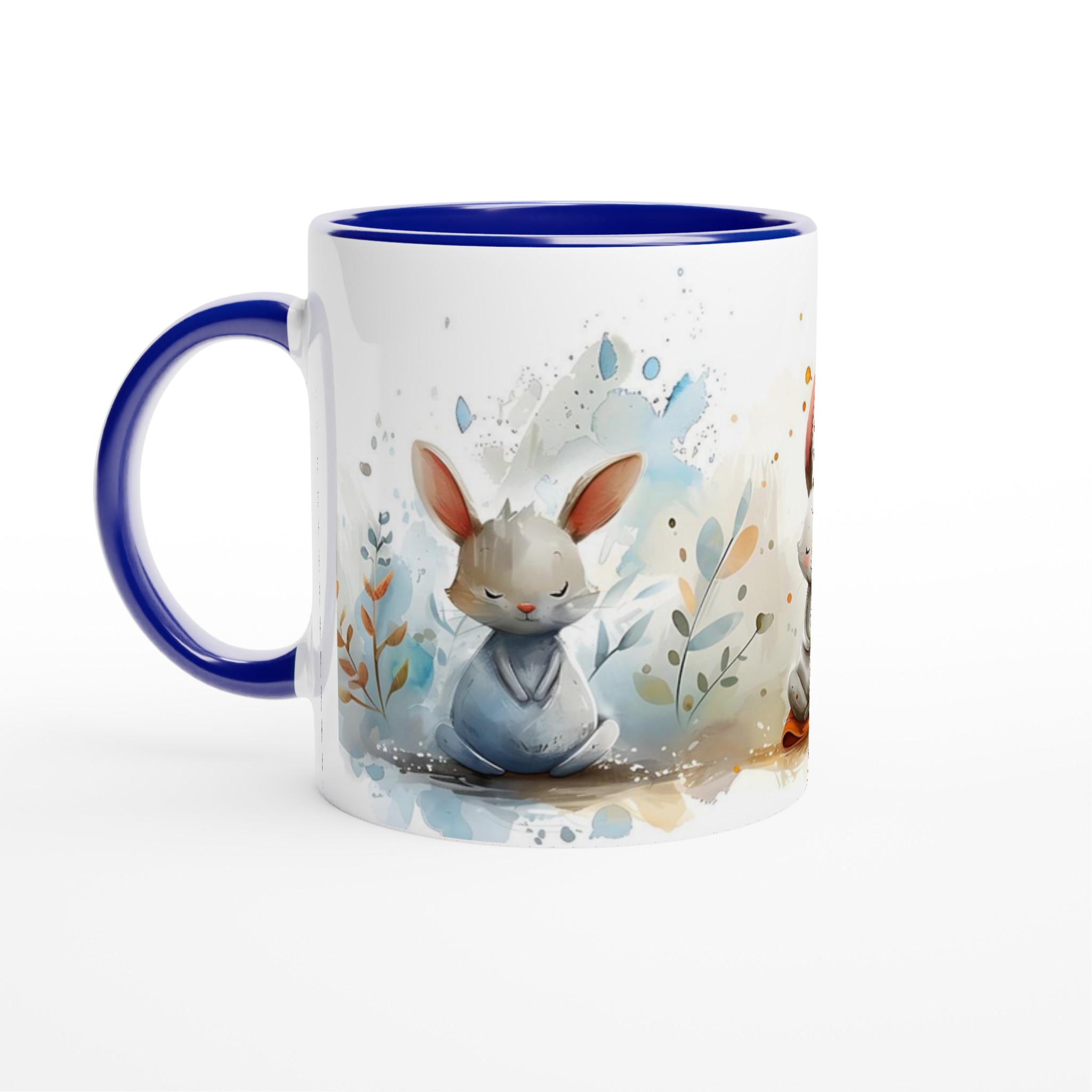 Zen-Kaniner Mugg - Akvarell Fred & Glädje, 11oz Keramisk Mugg i Valfri Färg 4 05771ffc-38f2-448a-86b8-f5b7ac3aaea6