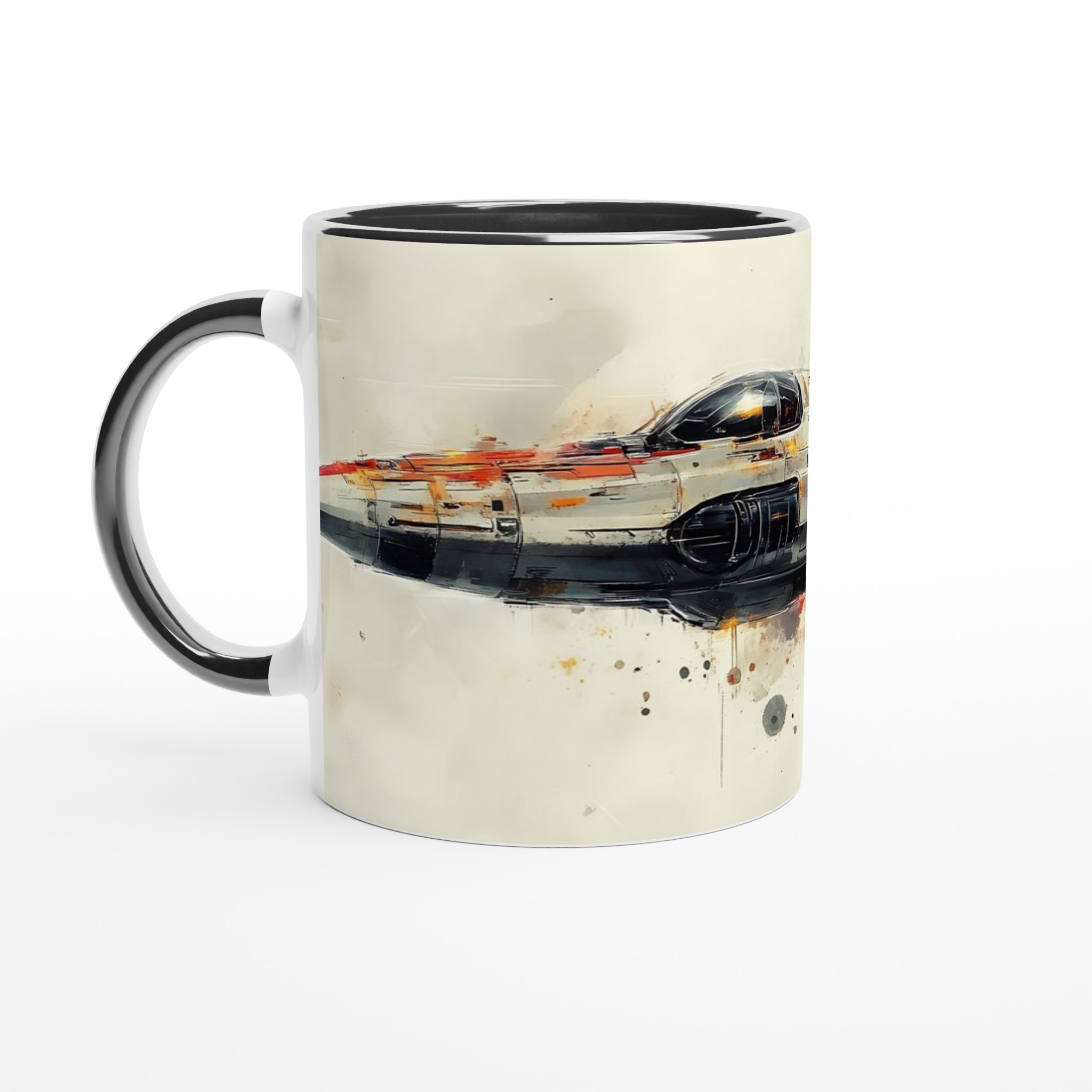 Abstrakt Sci-Fi Rymdskepp Mugg – Konstnärlig Akvarell Design, 11oz Keramisk Mugg i Valfri Färg 2 05871558-a307-454b-906d-0a0dd3ebc613
