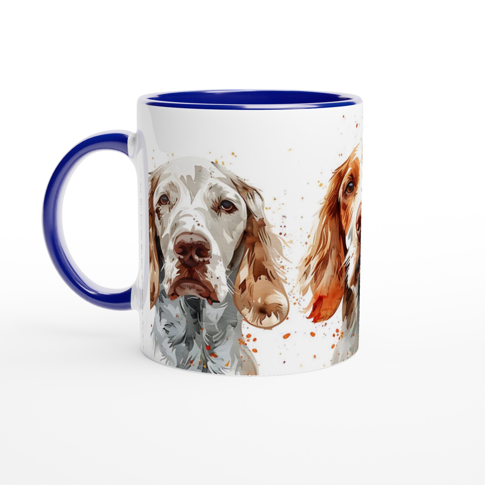 Vattenfärgs-Spaniel Keramikmugg – Perfekt för hundälskare i sju färger 7 0601d50c-c992-4c57-abe1-e1ac7c40b151