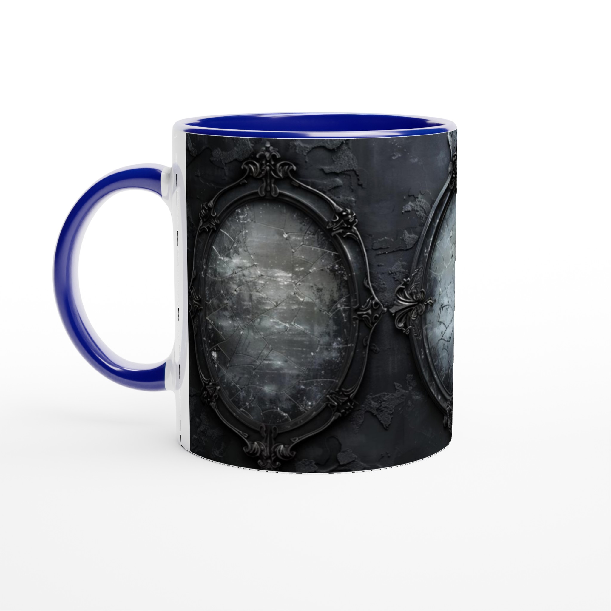 Vit 11oz keramisk mugg med tidlös mörk elegans i sju sofistikerade färger 4 06402a14-c342-4523-a9cc-740328c06978