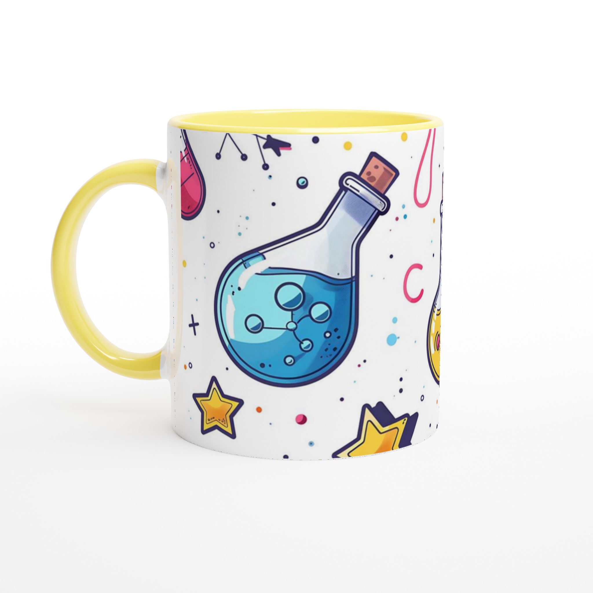 Vetenskapsmugg: Kemiexperiment i Pop Art – 11oz Keramisk Mugg för Nyfikna Själar 5 064caff4-4172-490b-a7ed-6532fc49a8a3
