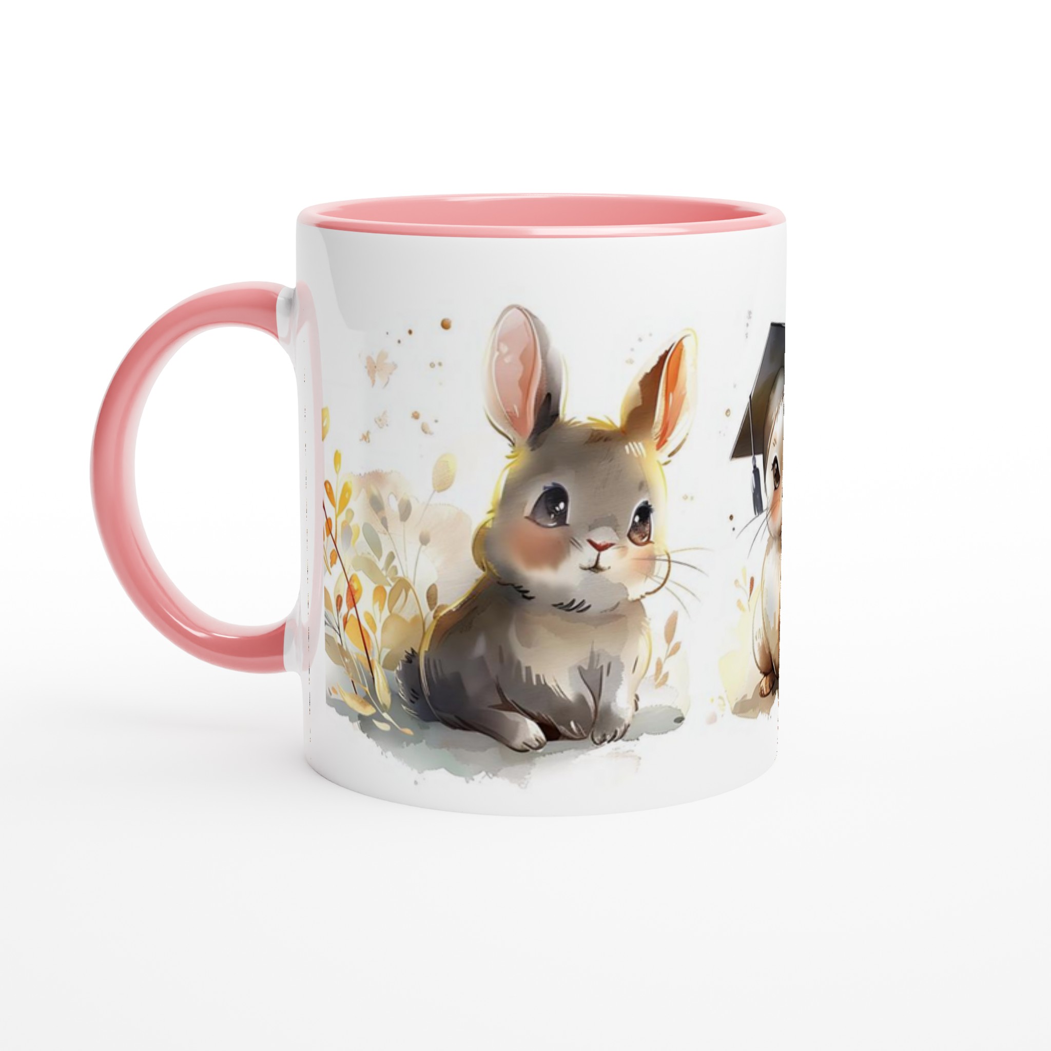 Söta Akvarellkaniner Mugg – Charmig 11oz Keramikmugg i Valfri Färg 6 064ecf79-54dc-4b1d-a1f4-86ab7821d809
