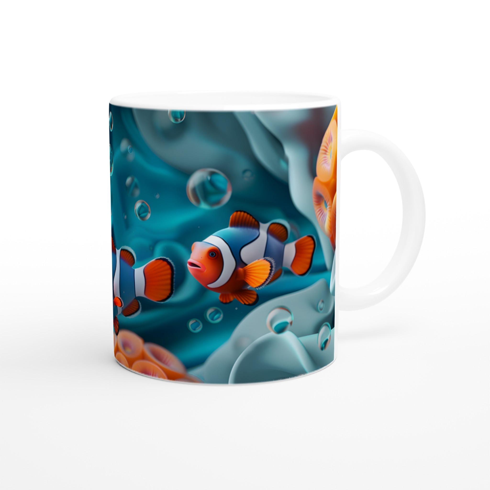 Marin Dröm 11oz Keramisk Mugg – Färgglad Klovfisk Design i Flera Färger 9 0678c04d-82be-4424-ac6a-77ef83ef428f