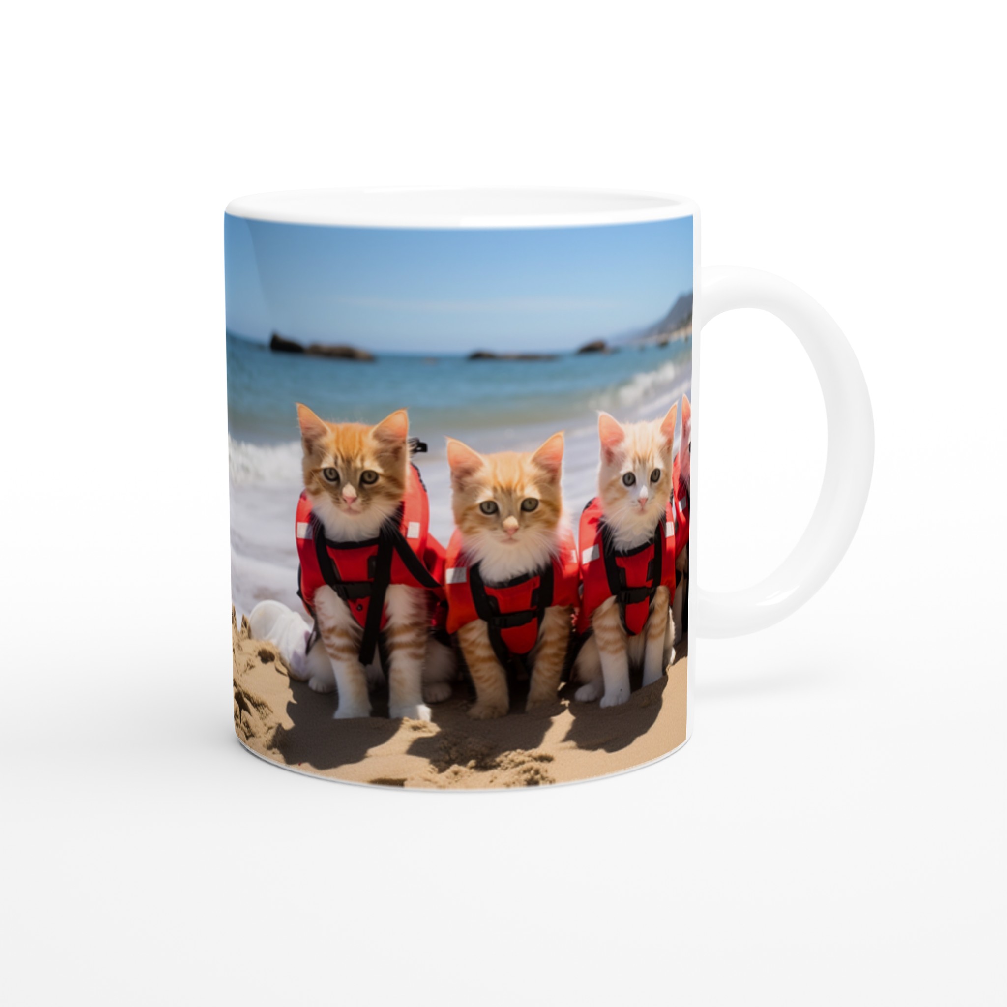 Söta Livräddar Katter Muggen – 11oz Keramisk Mugg för Soliga Kaffestunder, Välj din Färg! 9 06eaae93-b778-4185-8696-c1233e4872f1