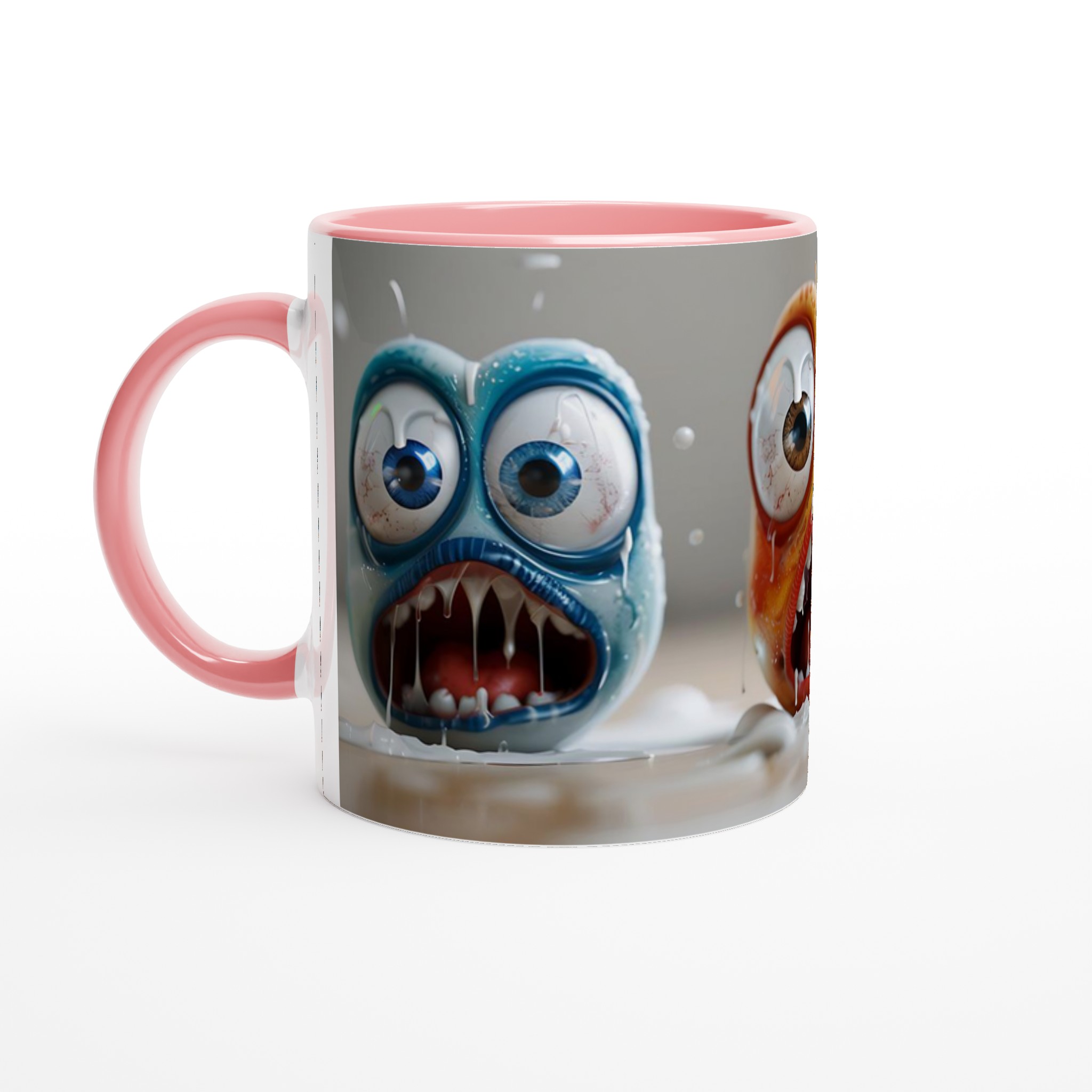 Skrikande Monster Mugg – Uttrycksfull Keramik för din Favoritdryck, Välj Bland Flera Färger! 4 06ff62ad-e069-44dd-811e-21cc724121e1