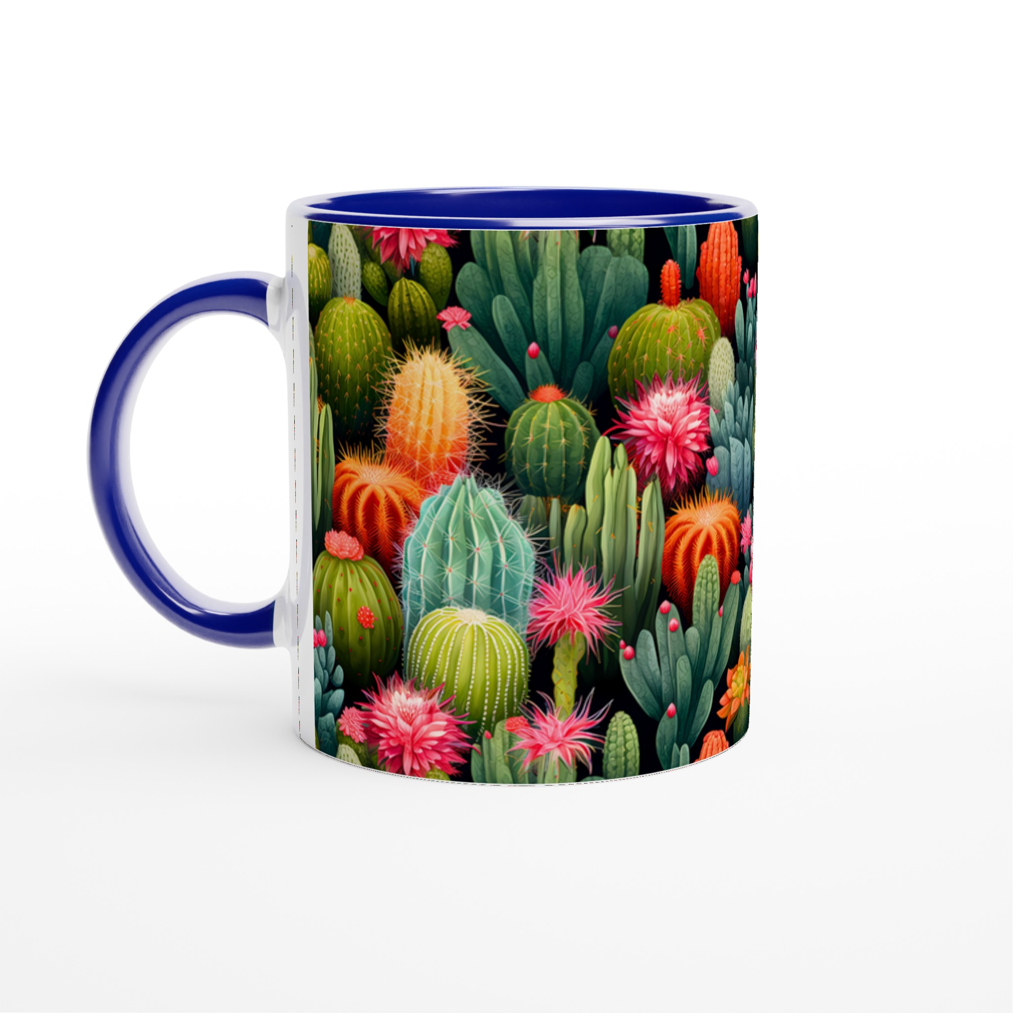 Kaktusblomster 11oz Keramisk Mugg – Färgglad Saftig Design, Välj din nyans! 4 073707e9-7849-4f24-b1f3-a70fae367ee4