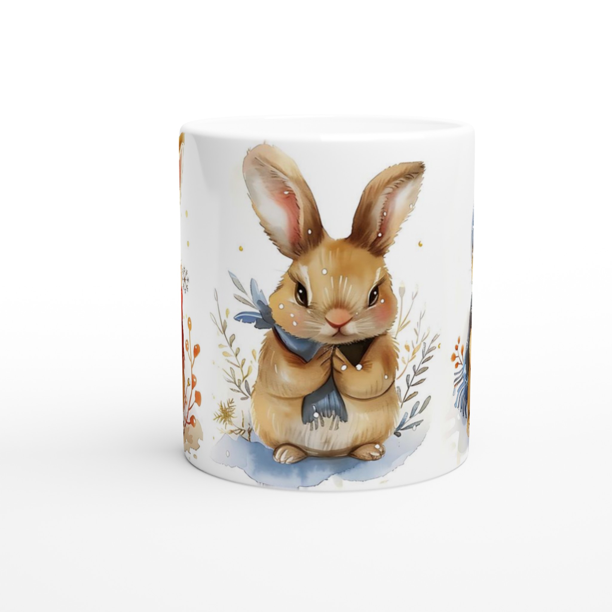 Mysiga Vinterkaniner 11oz Keramisk Mugg – Välj bland 7 Livfulla Färger för Din Favoritdesign! 8 07b4a7d2-753d-4f63-8f39-c0ebfa2c11d3