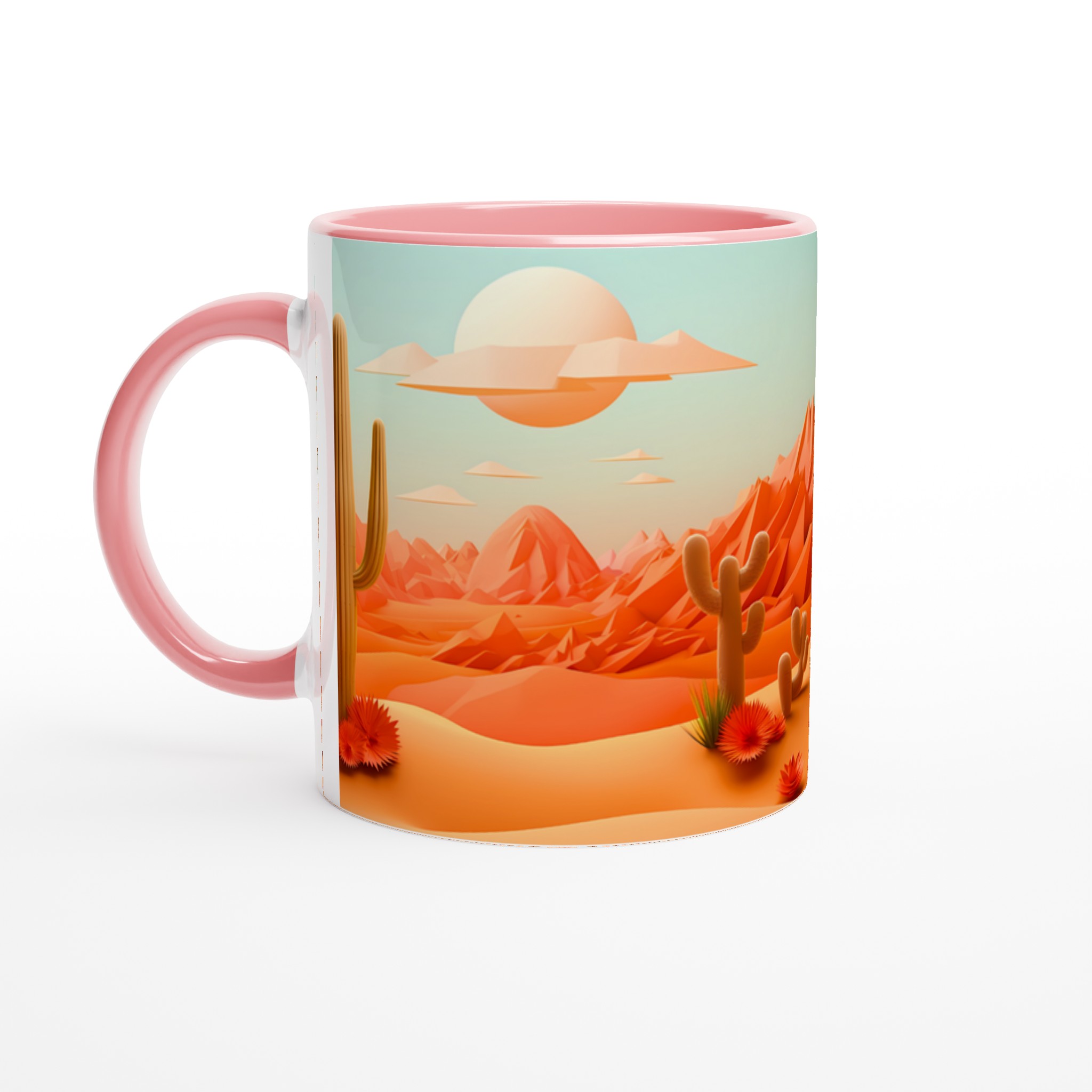 Ökenlandskap Keramikmugg - 11oz, Levande Design i Valfri Färg! 6 08447dc8-ab65-469d-ad66-dddc781d3ade