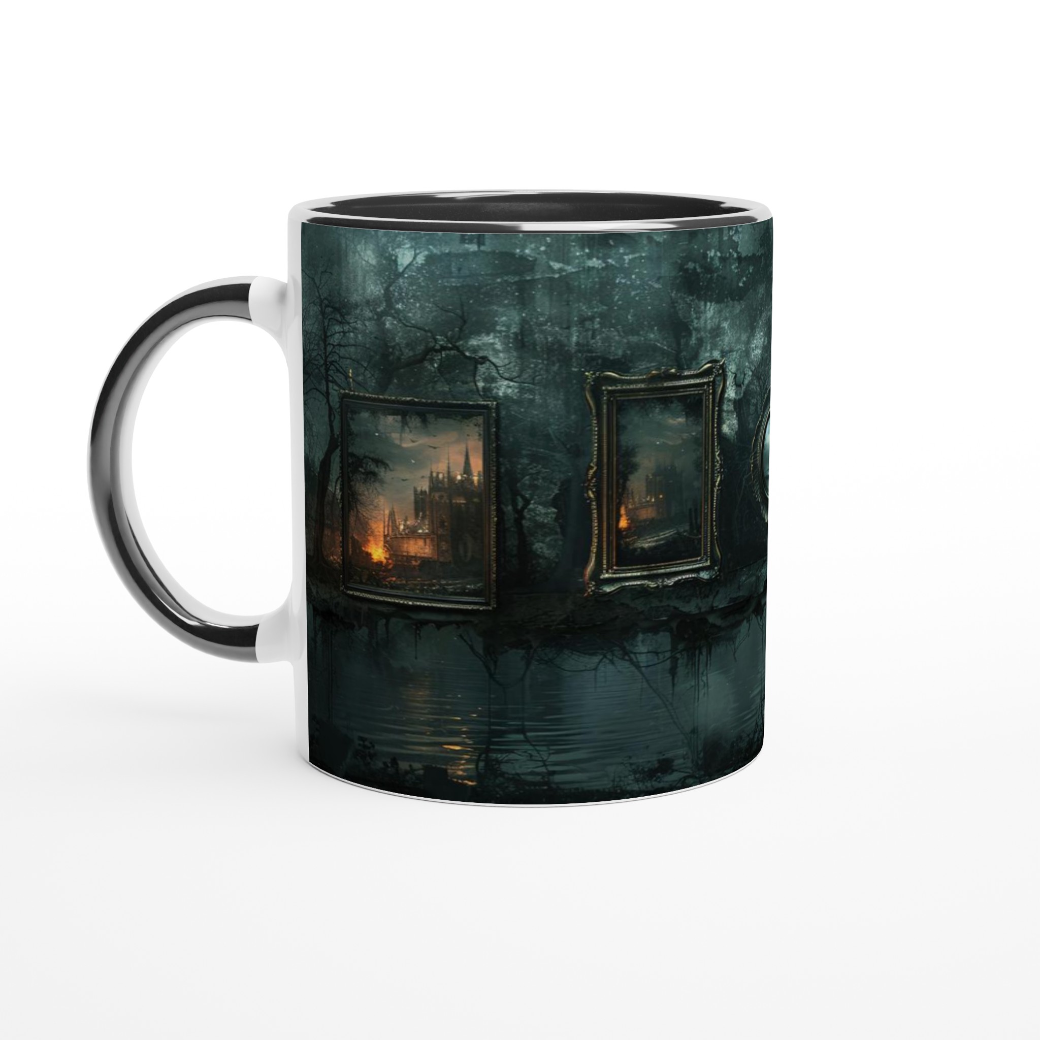 Vit 11oz Keramisk Mugg i Valfri Färg med Mörk, Mystisk Gotisk Stämning 7 08453abc-e03f-4b4e-b75a-79336663836f