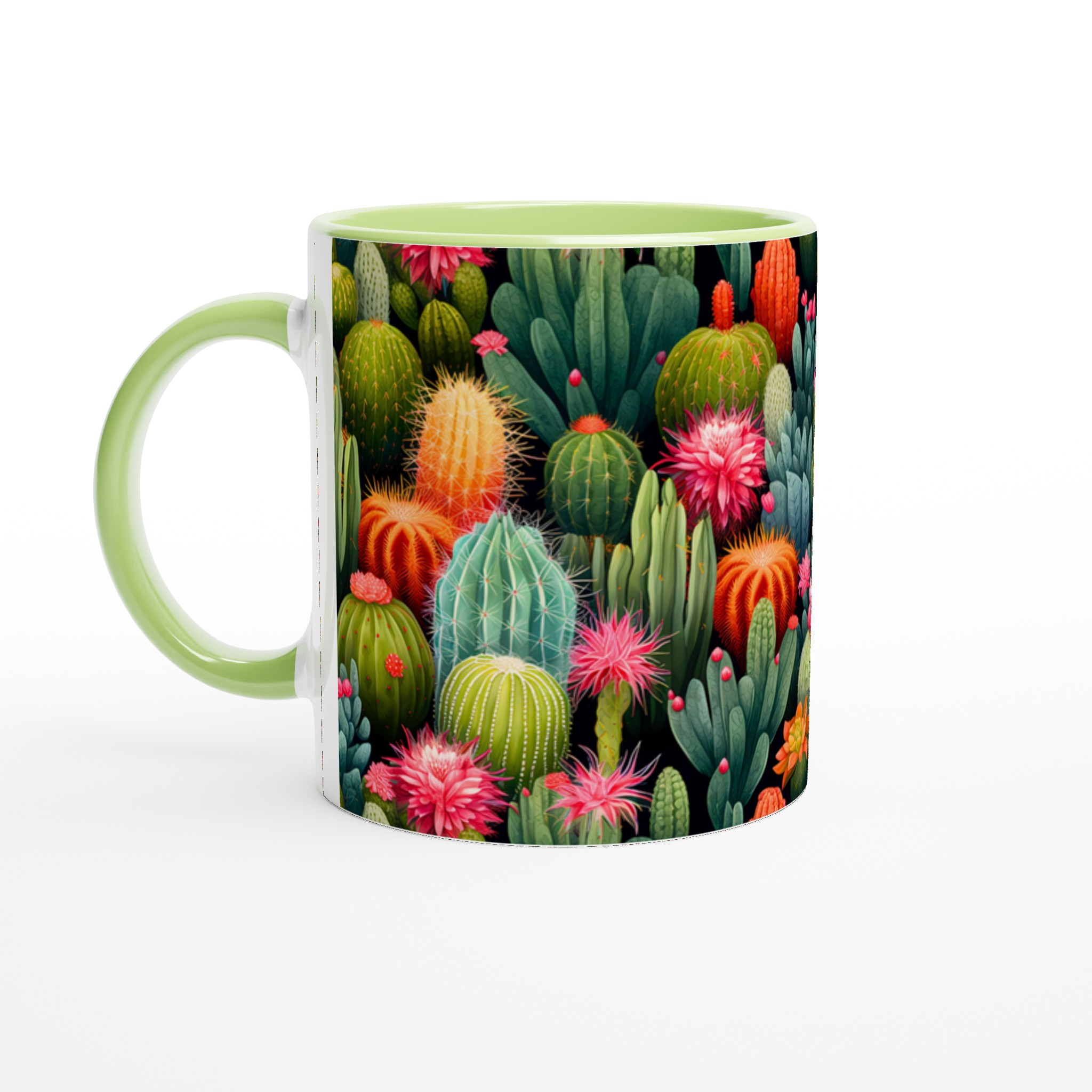 Kaktusblomster 11oz Keramisk Mugg – Färgglad Saftig Design, Välj din nyans! 3 0863c218-e0ab-49a5-a639-377a79db675f