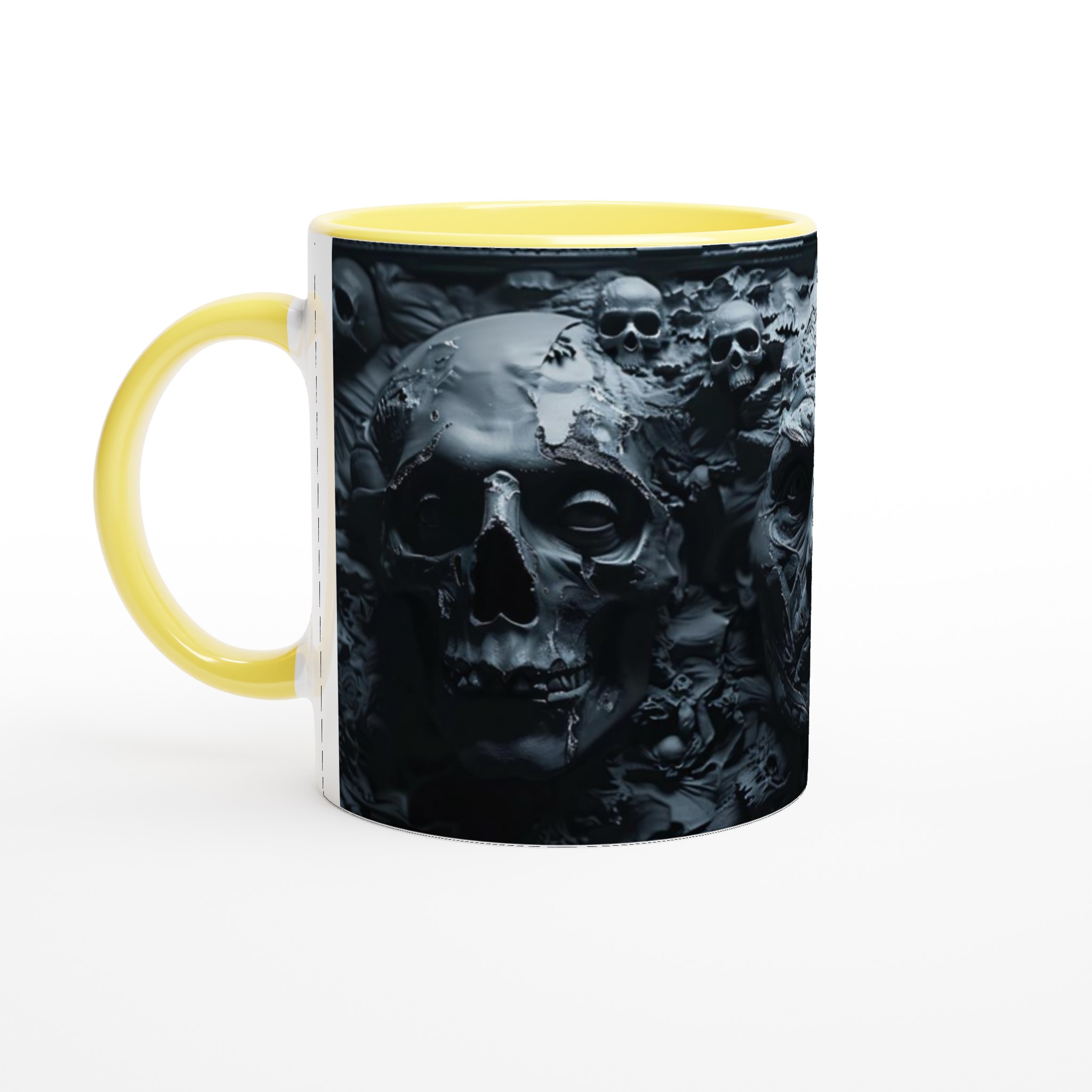 Mörk Elegans 11oz Keramisk Mugg - Gotisk Konst & Skallar i Din Valda Färg 5 086a8c4a-1bf2-476b-ba11-99f7fae40c52