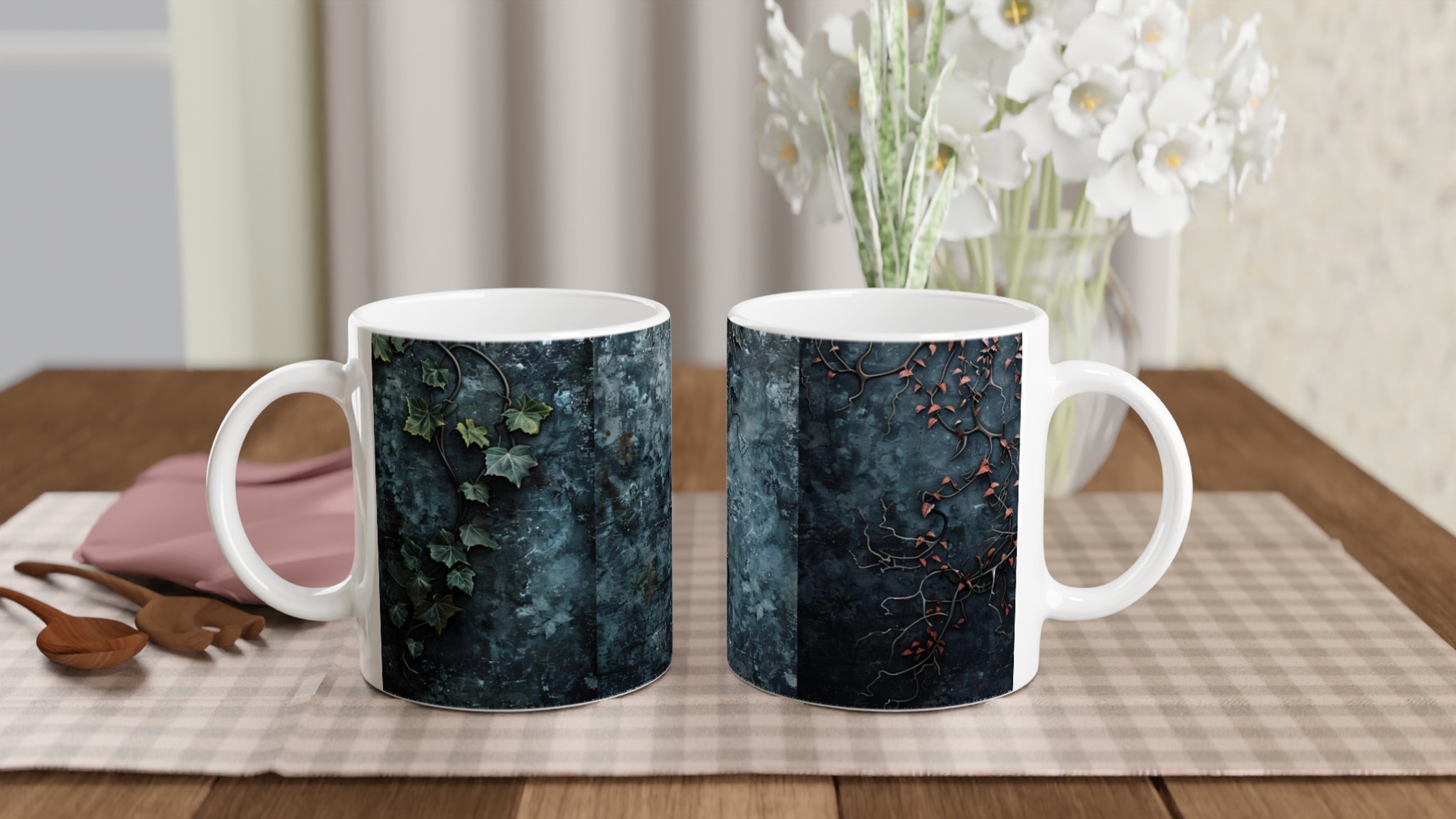 Mystisk Murgröna 11oz Keramisk Mugg – Rustik Charm i 7 Färgval för Kaffeälskaren 10 08b0bad7-a9b7-43db-9fd8-cc050438ae0c