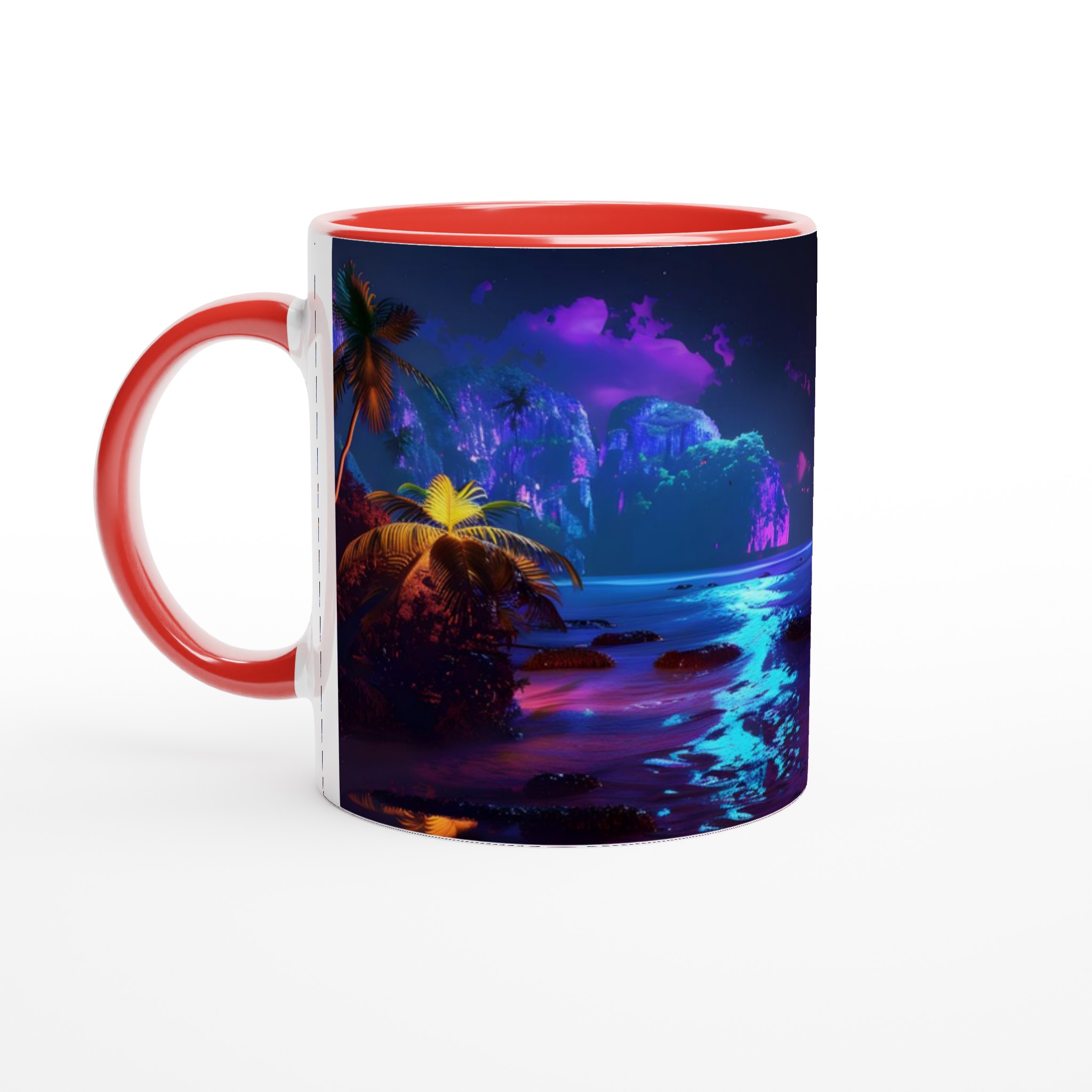 Neon Tropical Natt Mugg – 11oz Keramisk Mugg med Vibrerande Palmstrand 5 08c0c5a4-ba56-4cb2-a715-3415eedb5254