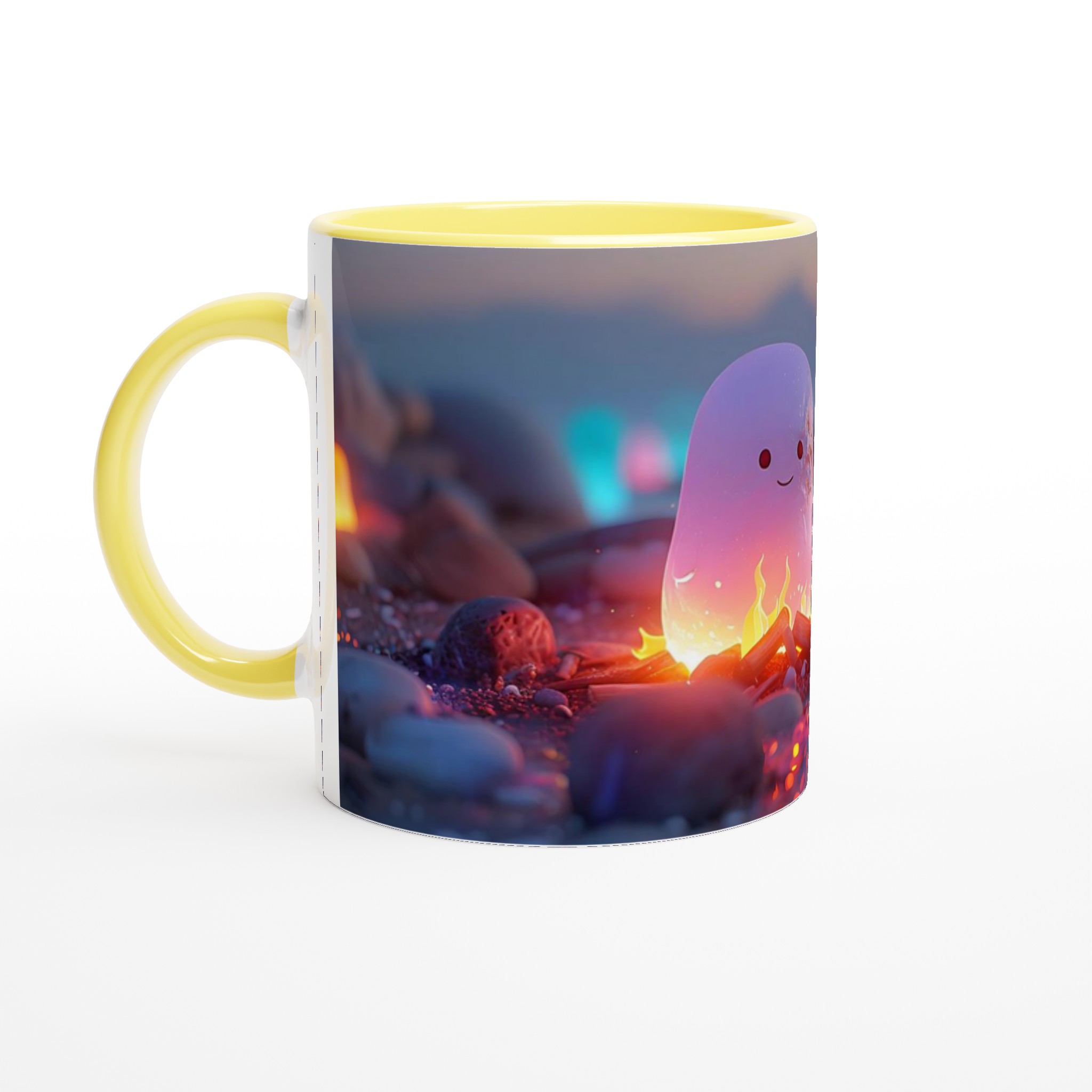 Magiska Eldsjälen Keramisk Mugg – 11 oz Vit Mugg med Glödande Motiv 5 0935e63f-6eb2-44ff-877c-34bae7eb7b28