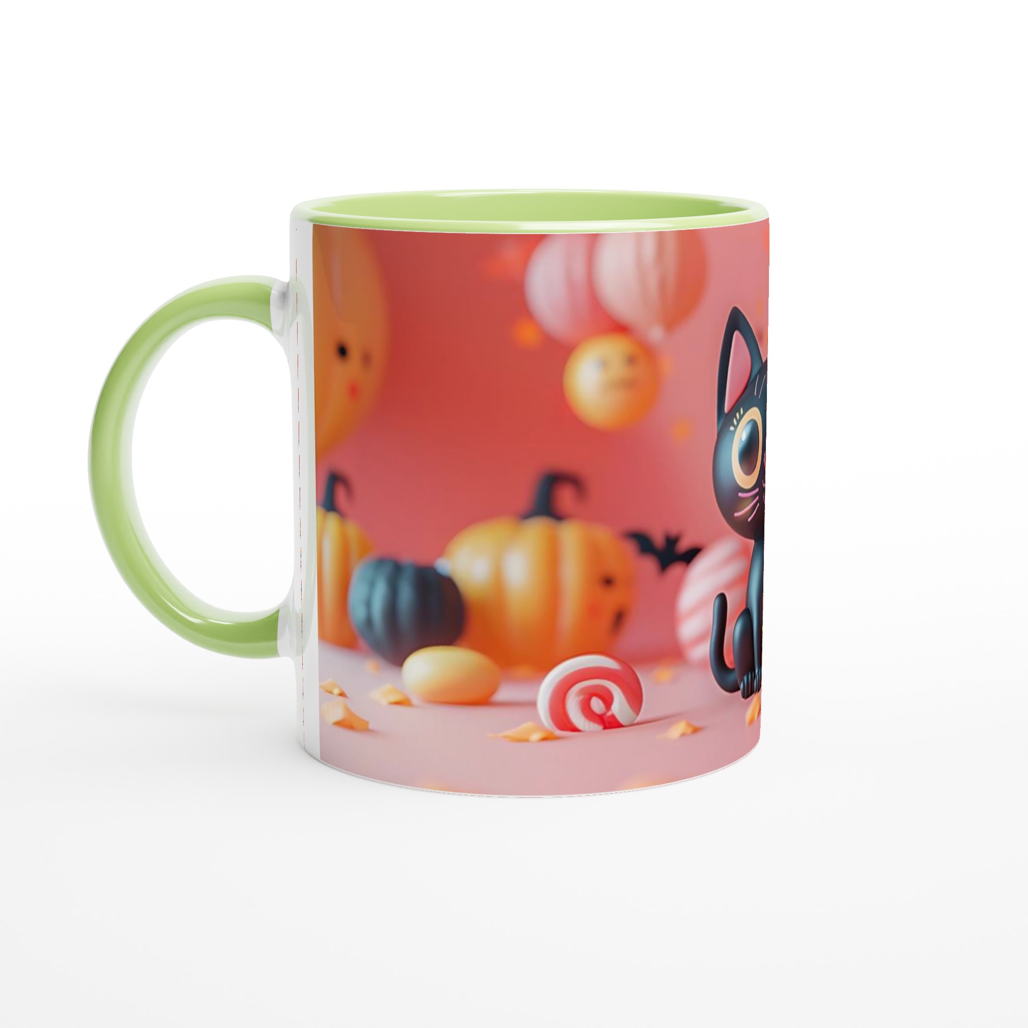Söt Halloween Katt & Pumpa Mugg - Perfekt för Höstens Mys & Skrämmande Goda Drycker 6 095e1ea7-7917-45ee-be63-1f7cf744963c