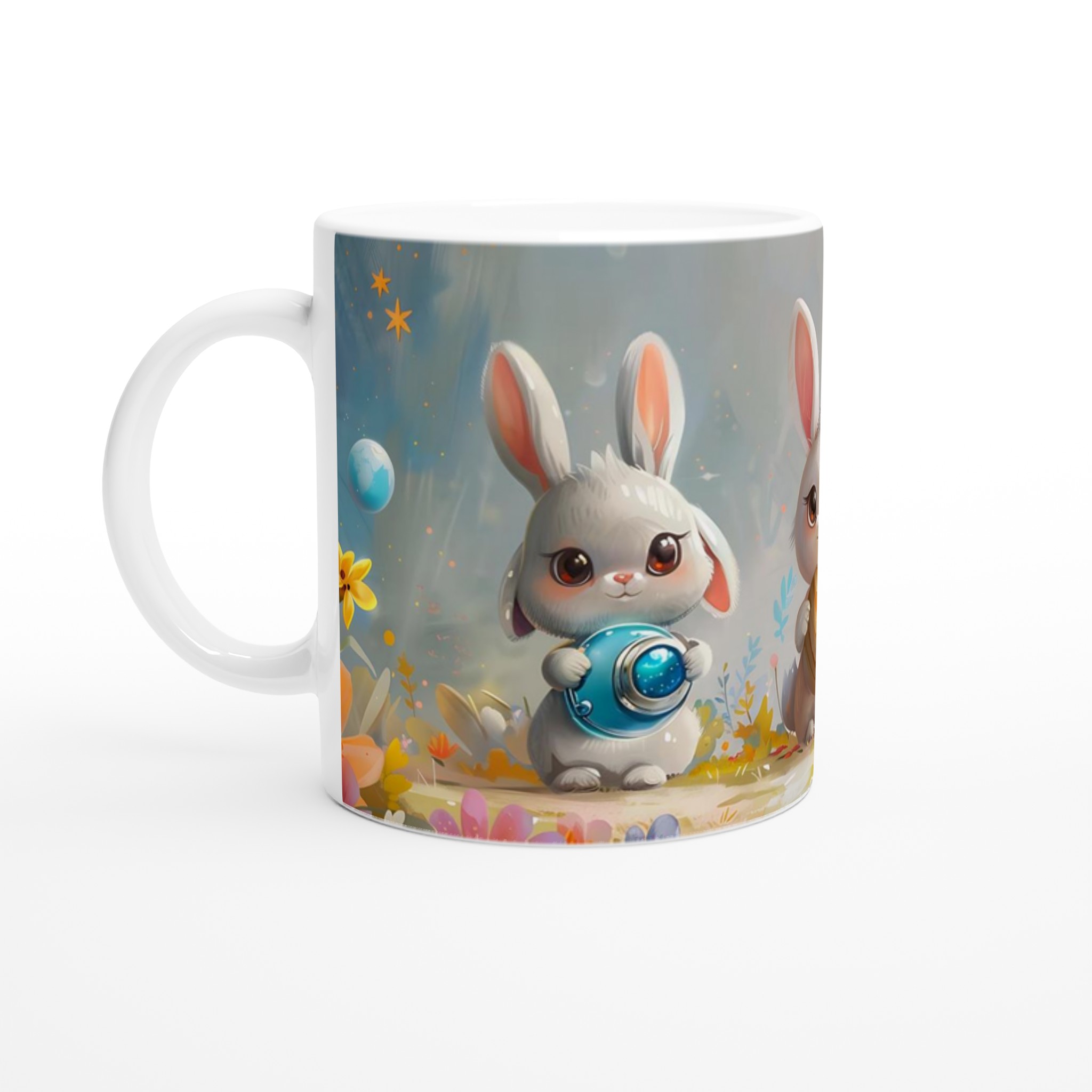 Söta Rymdkaniner Keramikmugg – Magisk 11oz Kaffekopp för Barn & Vuxna i Valfri Färg 1 0961a238-c587-4c55-ad82-c759fe0e4008